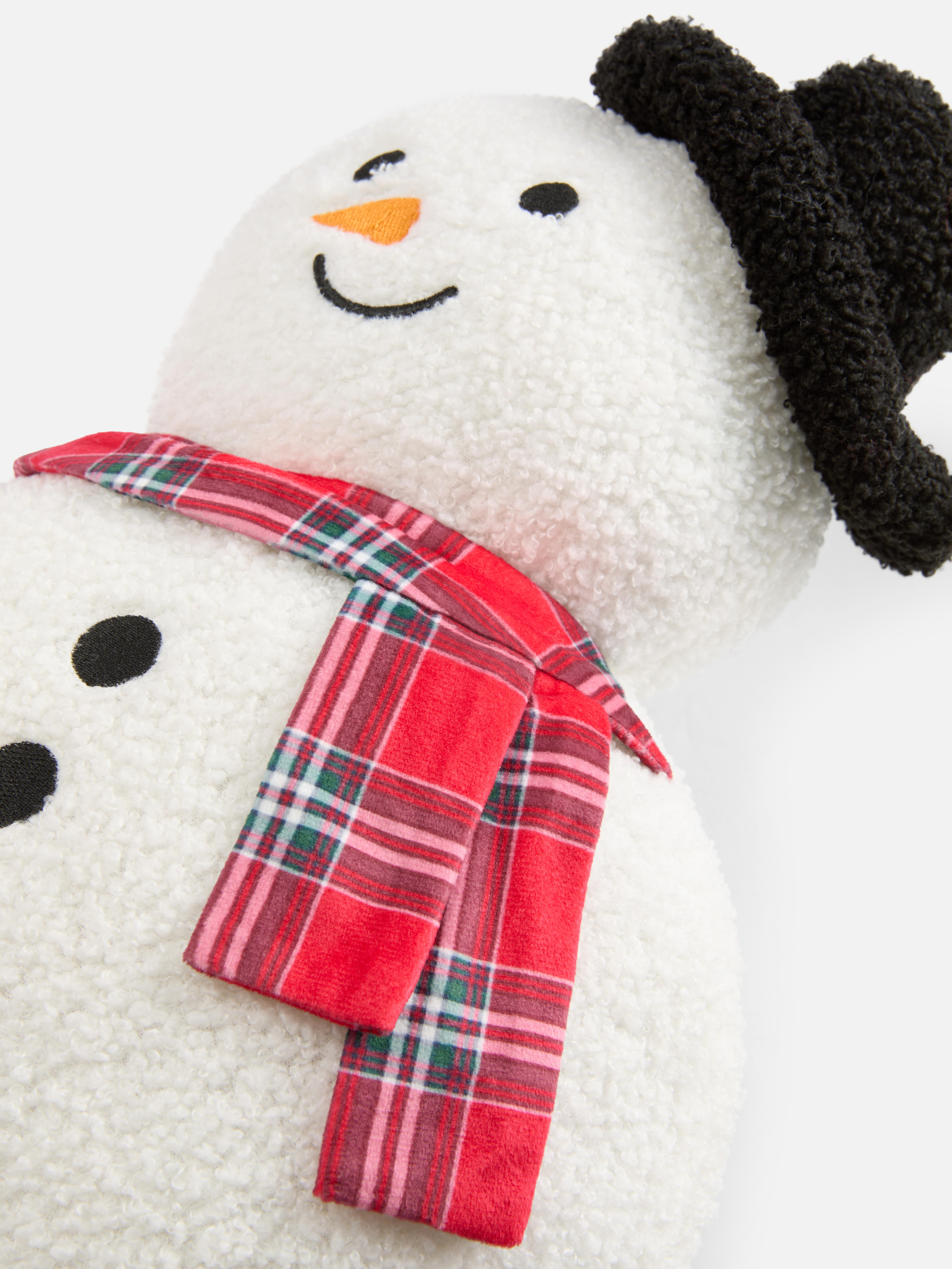 Coussin en forme de bonhomme de neige