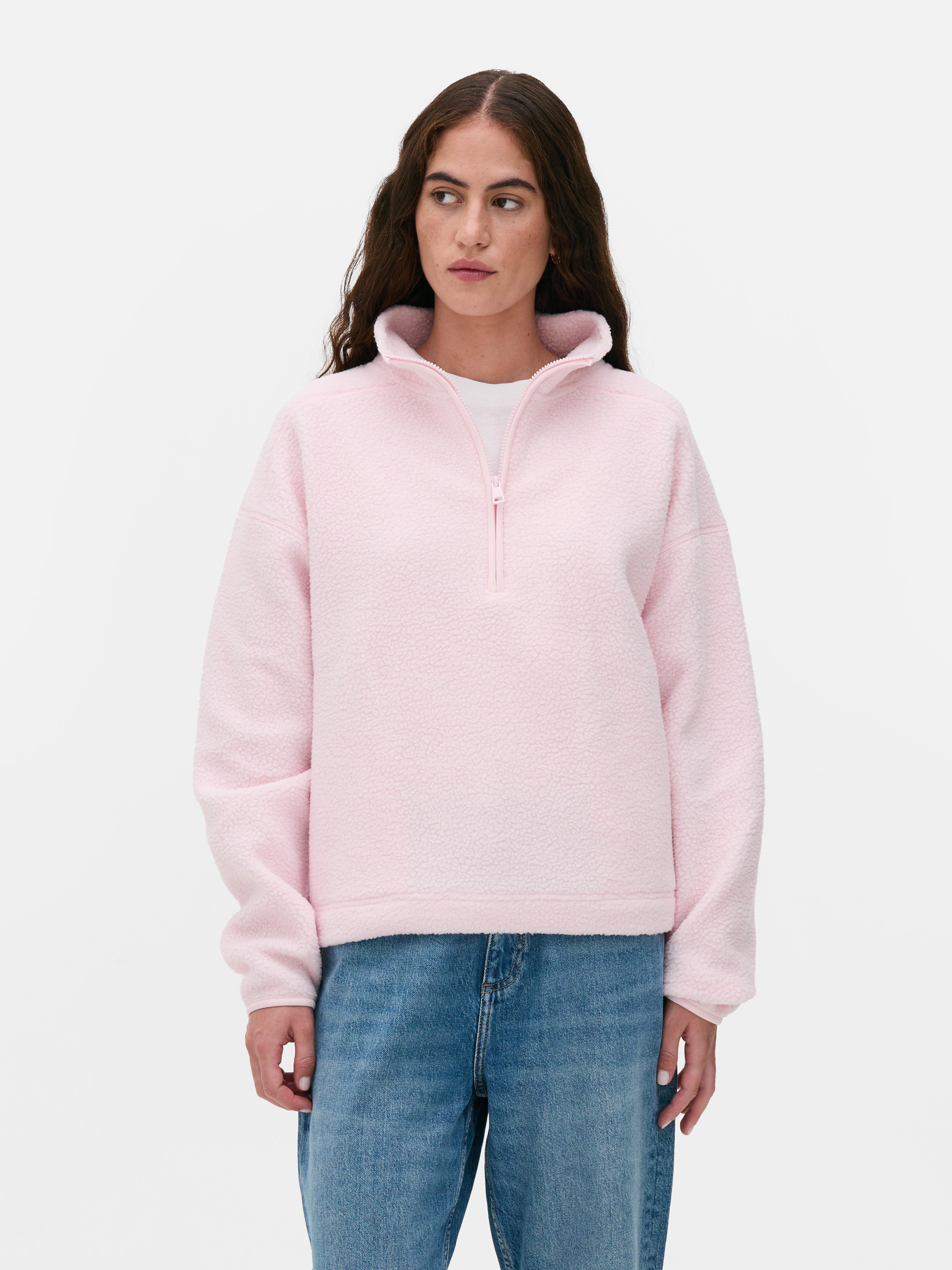 Half Zip Borg Fleece