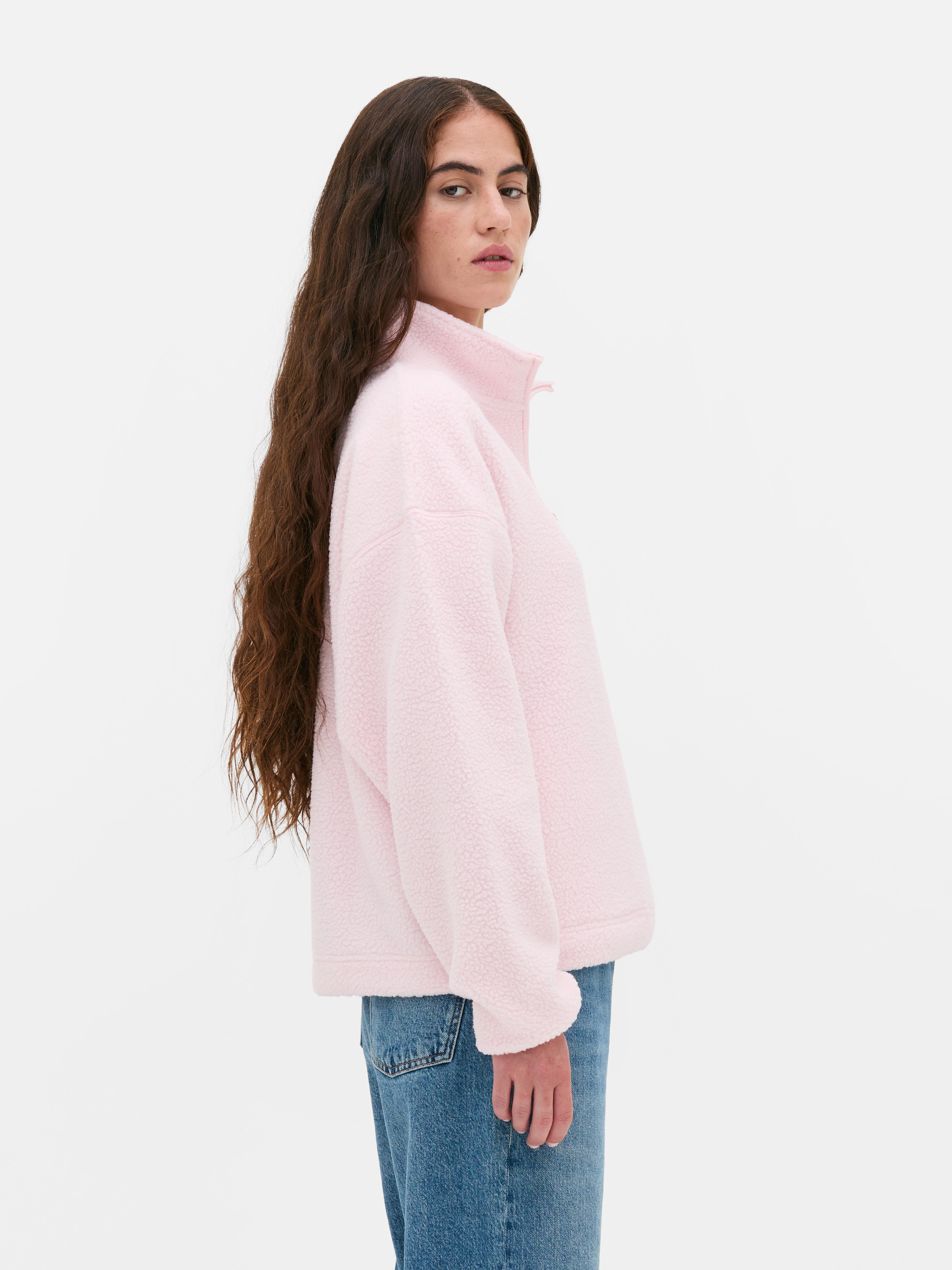 Half Zip Borg Fleece