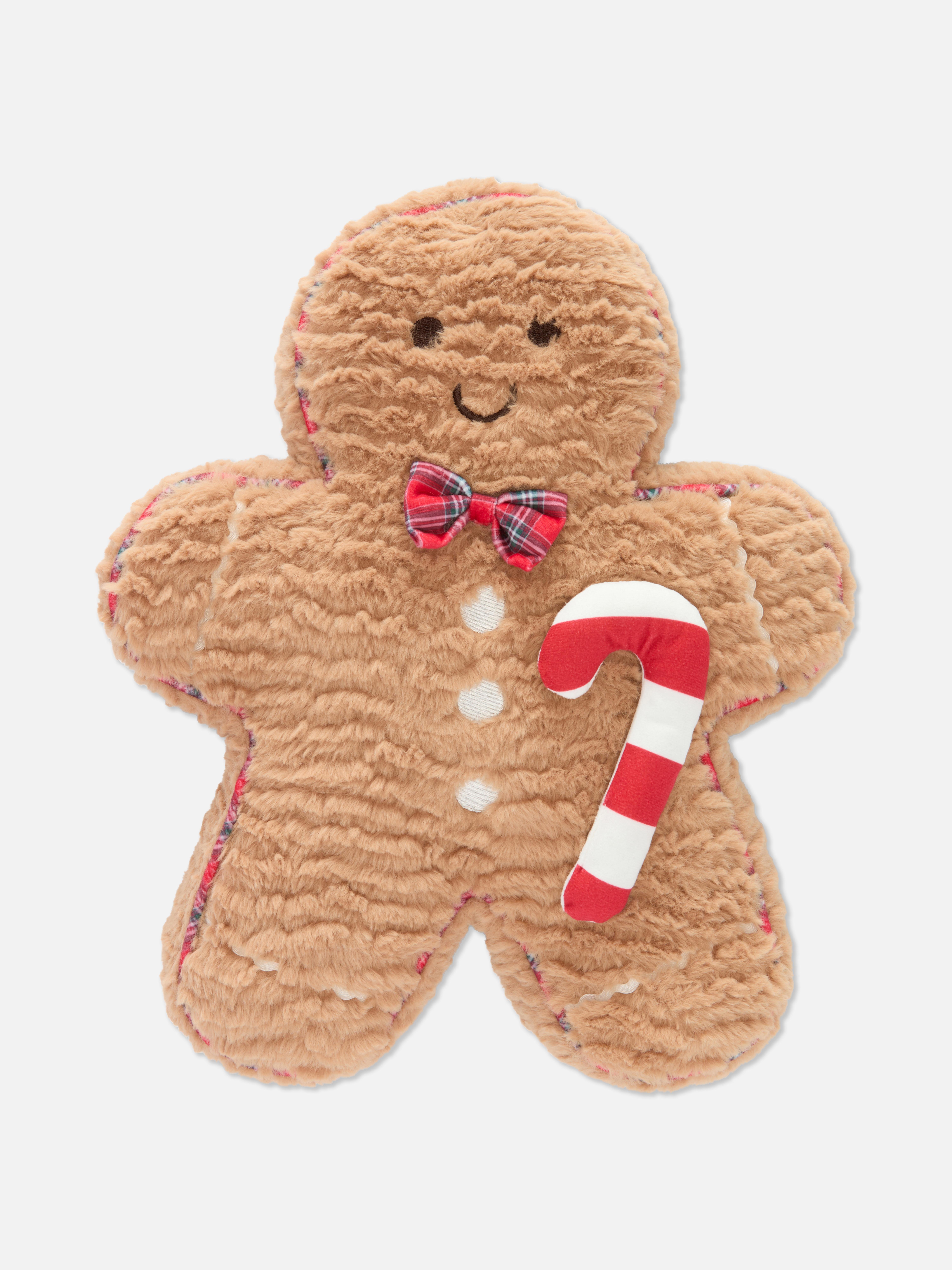 Gingerbread Cookie Shaped Cushion