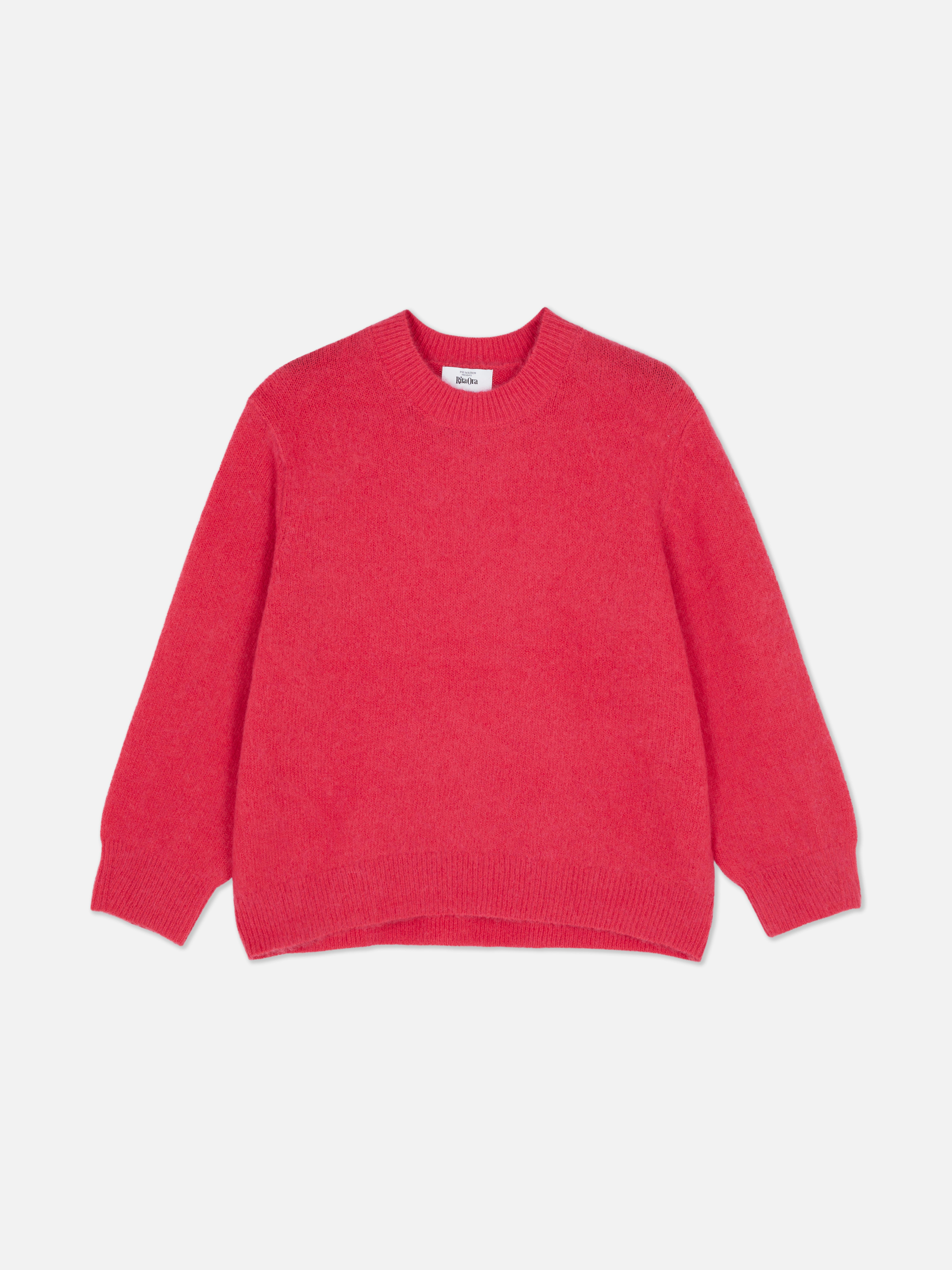 Oversize hebučký pletený pulóver Rita Ora