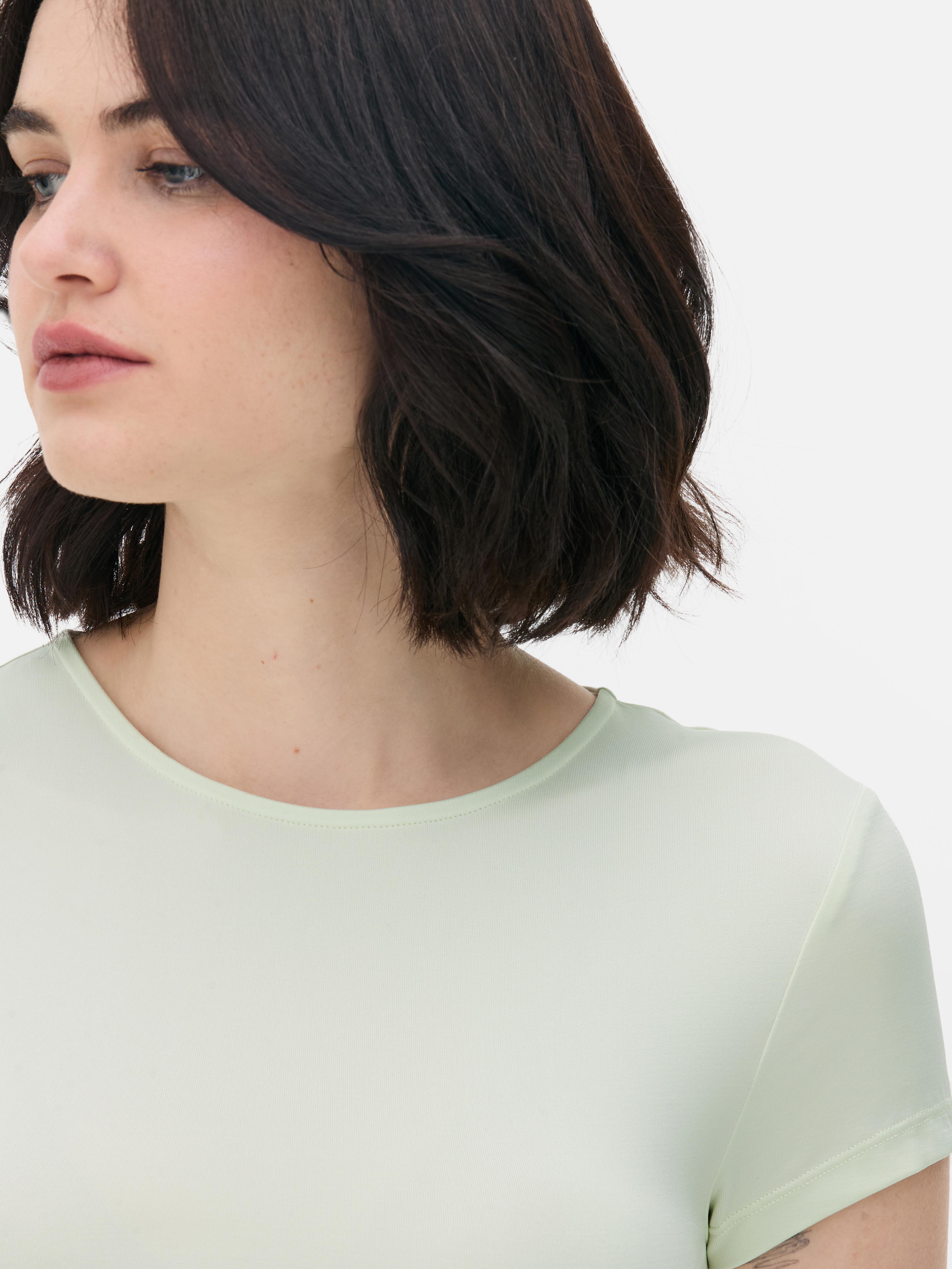 T-shirt à manches courtes effet seconde peau