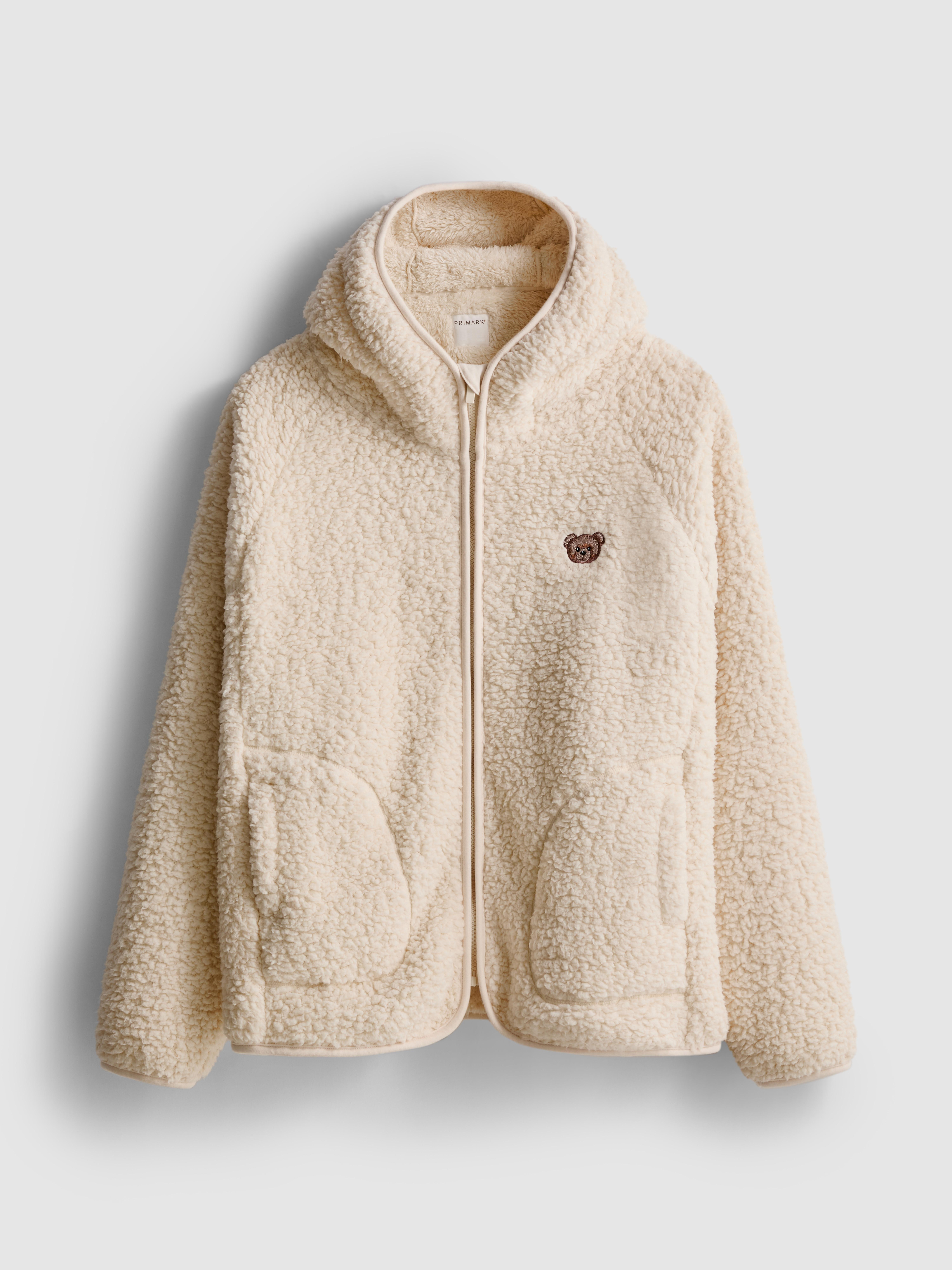 Teddy Borg Zip Through Jumper