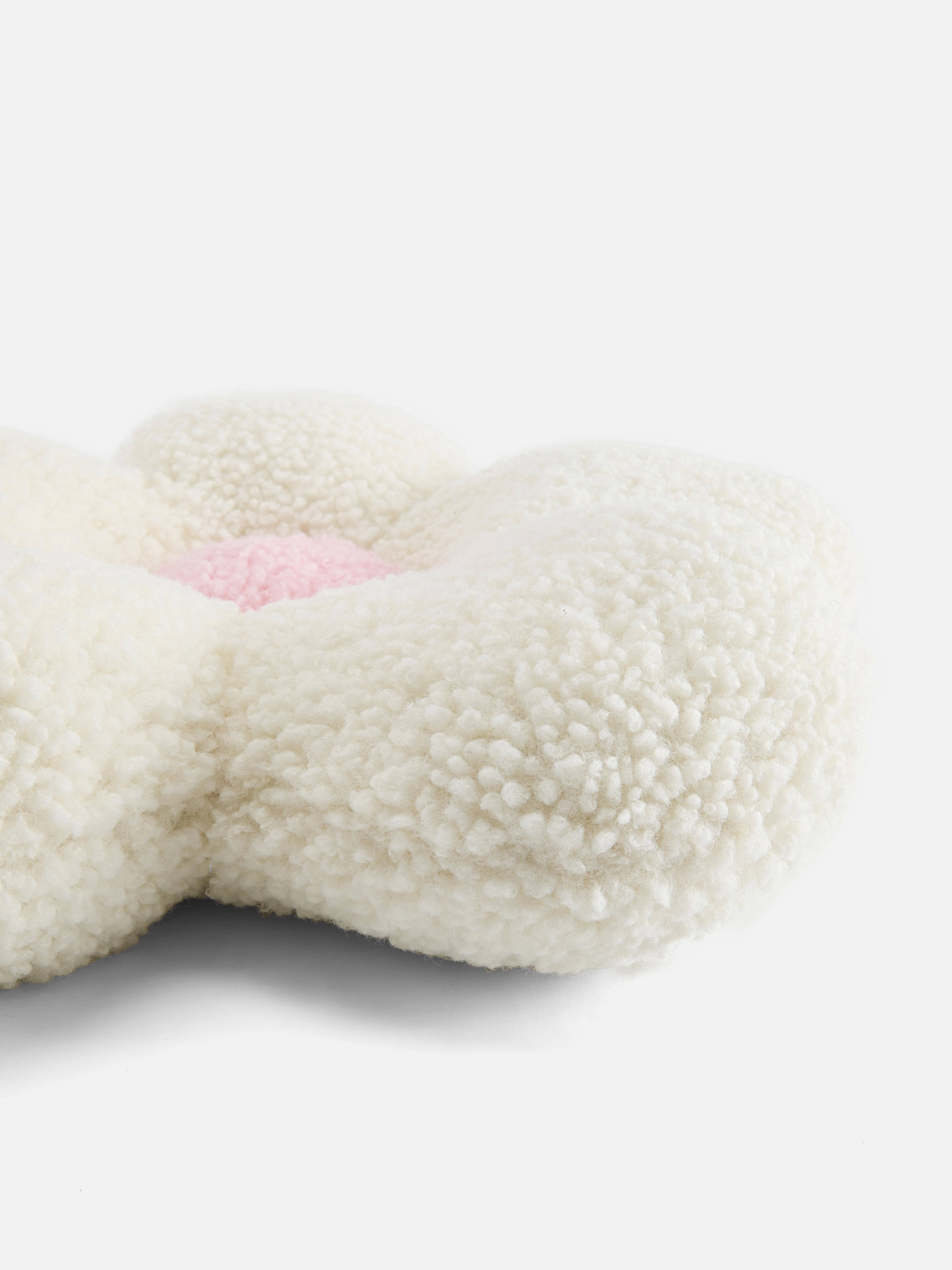 Flower Shaped Boucle Cushion