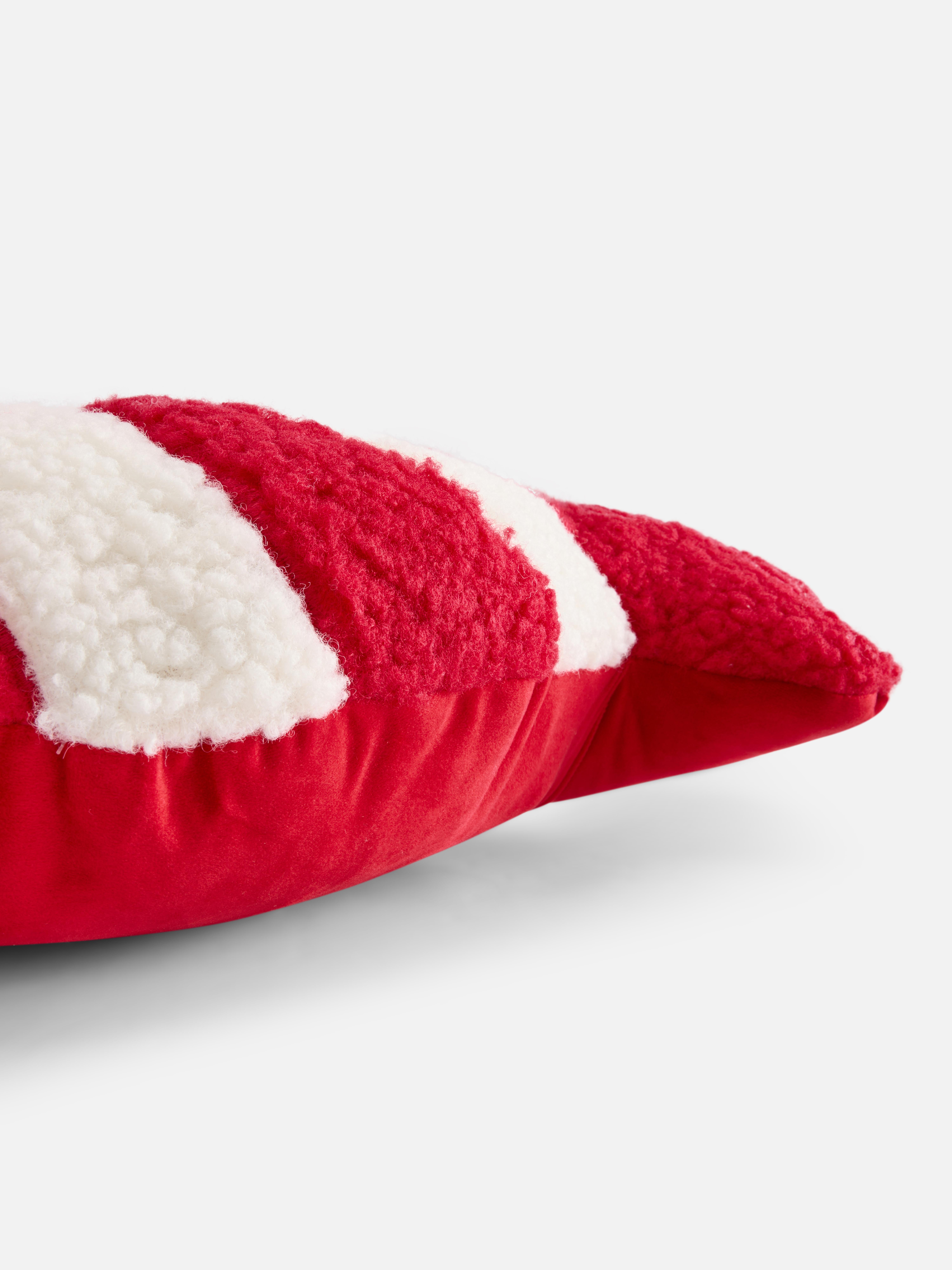 Fleece snoepjesvormig kussen