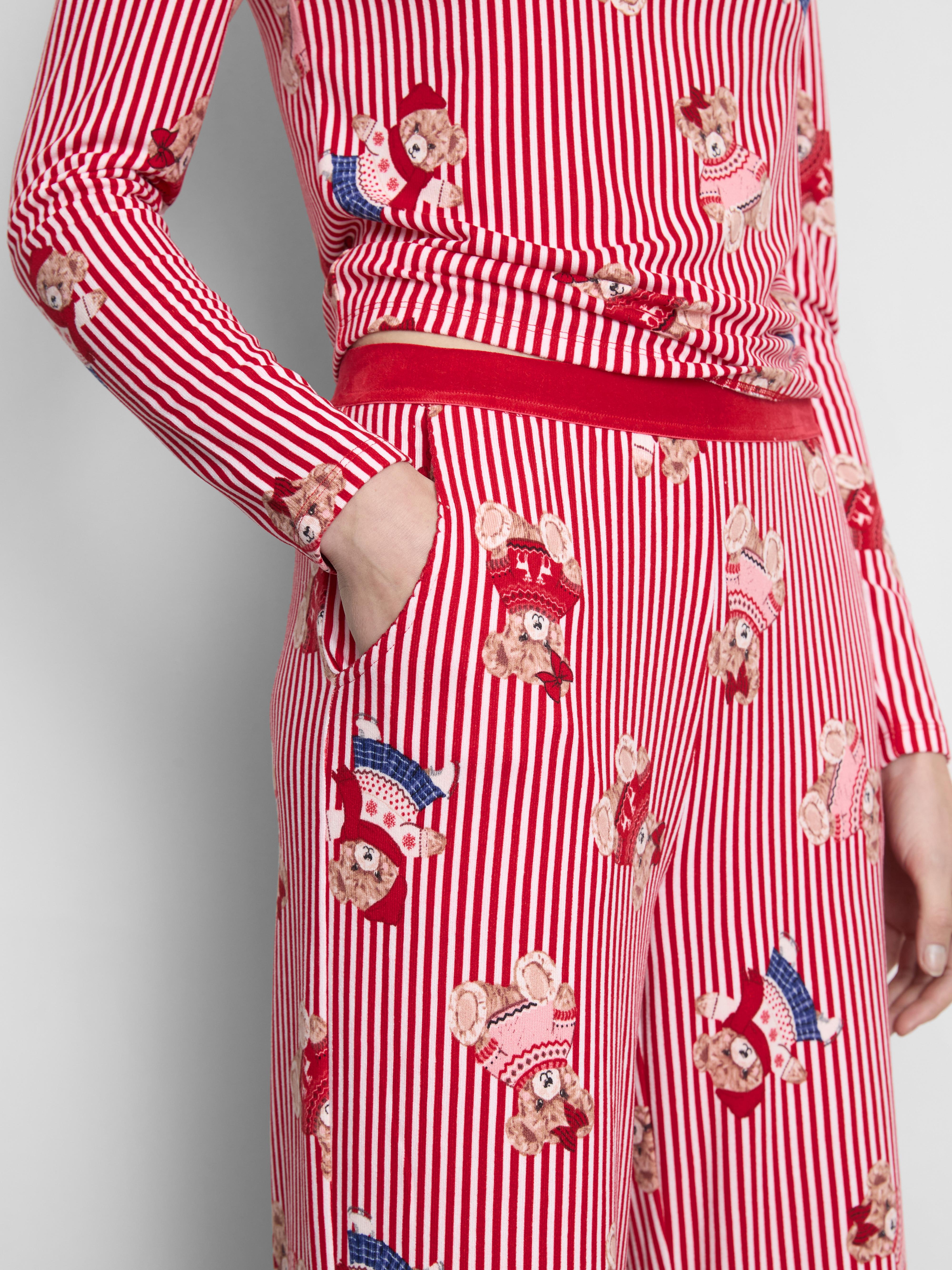Christmas Teddy Bear Pyjama Bottoms