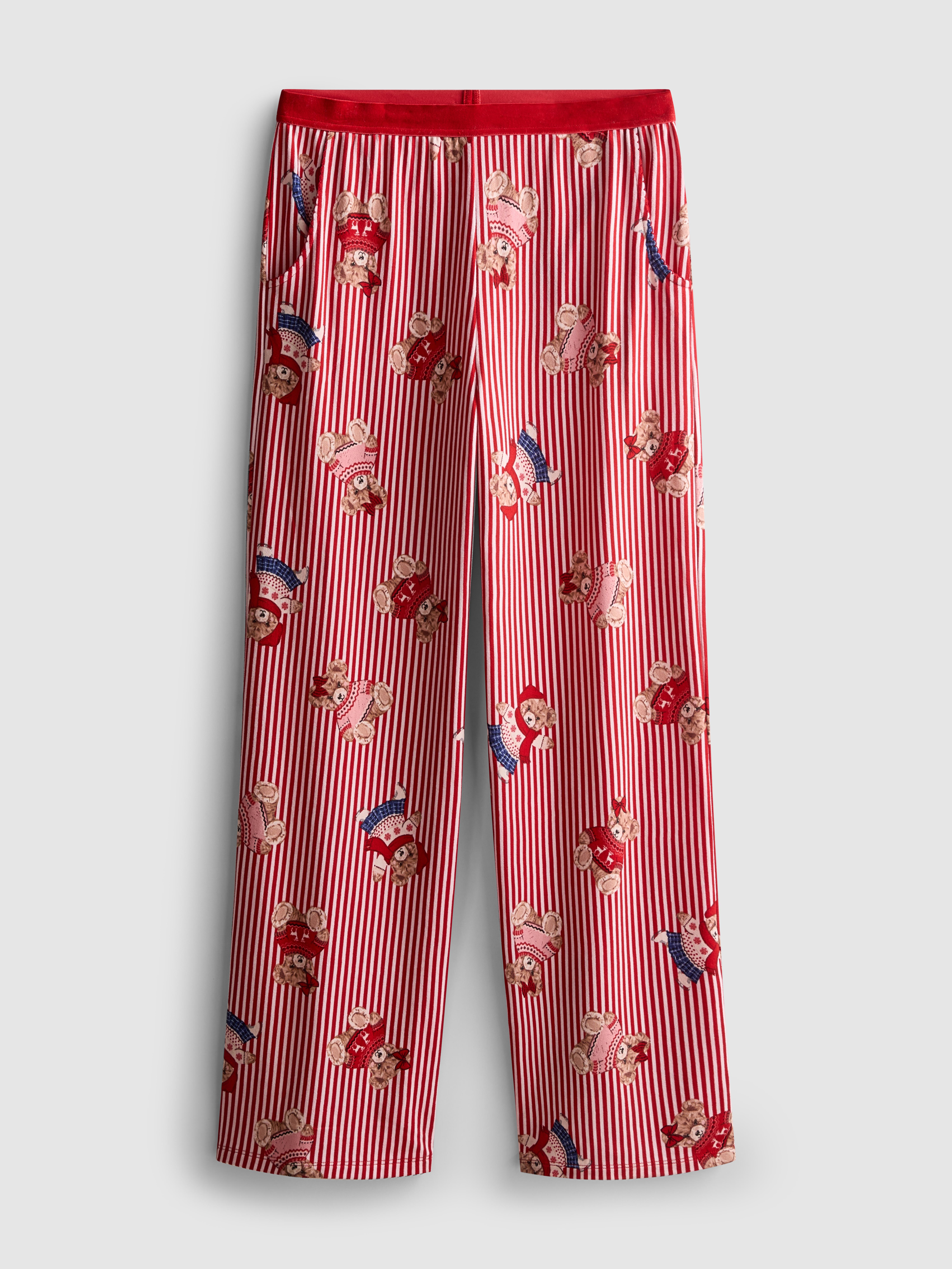 Christmas Teddy Bear Pyjama Bottoms