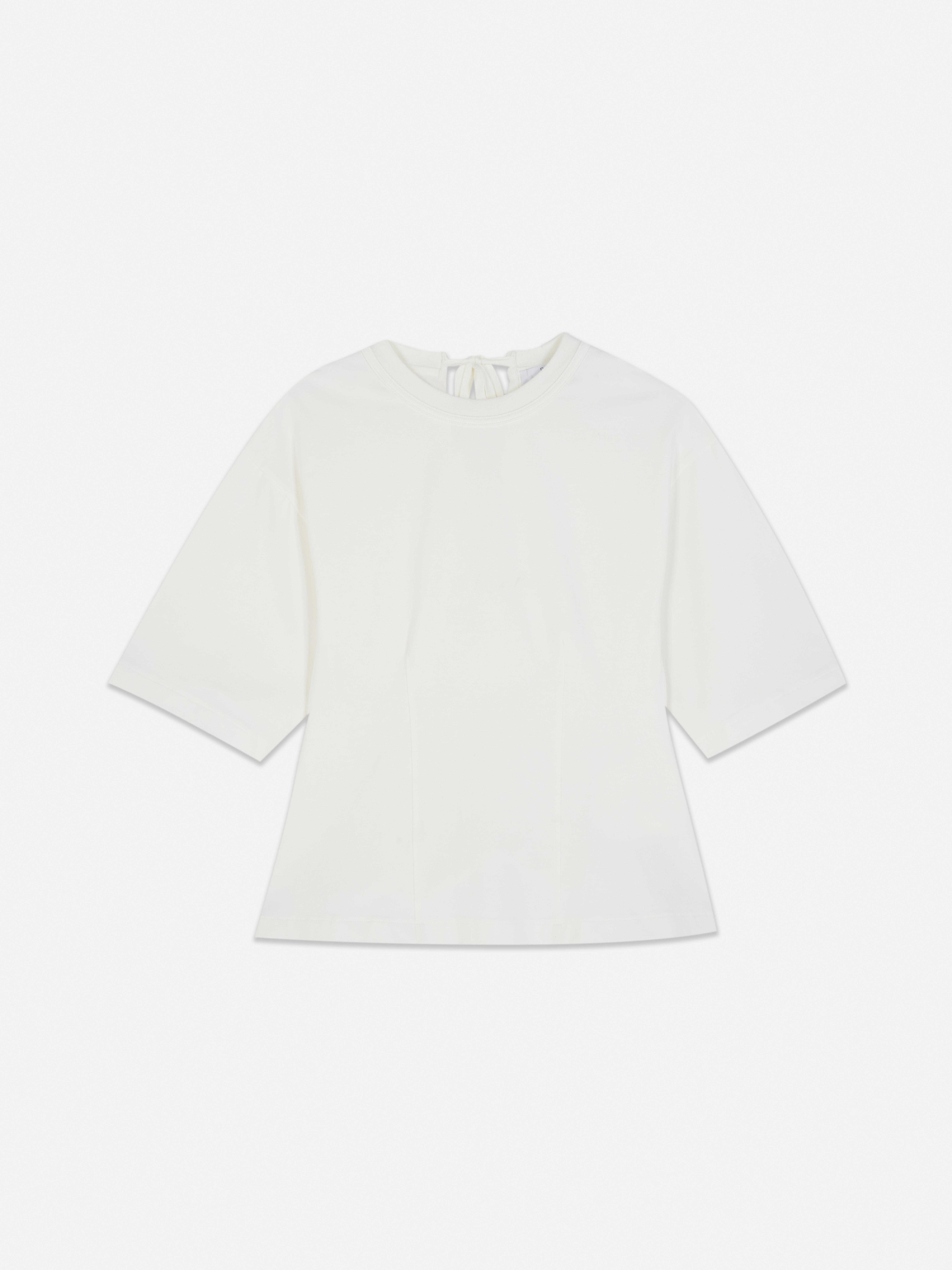 Women's Ivory Cinched Short Sleeve T-Shirt | Primark