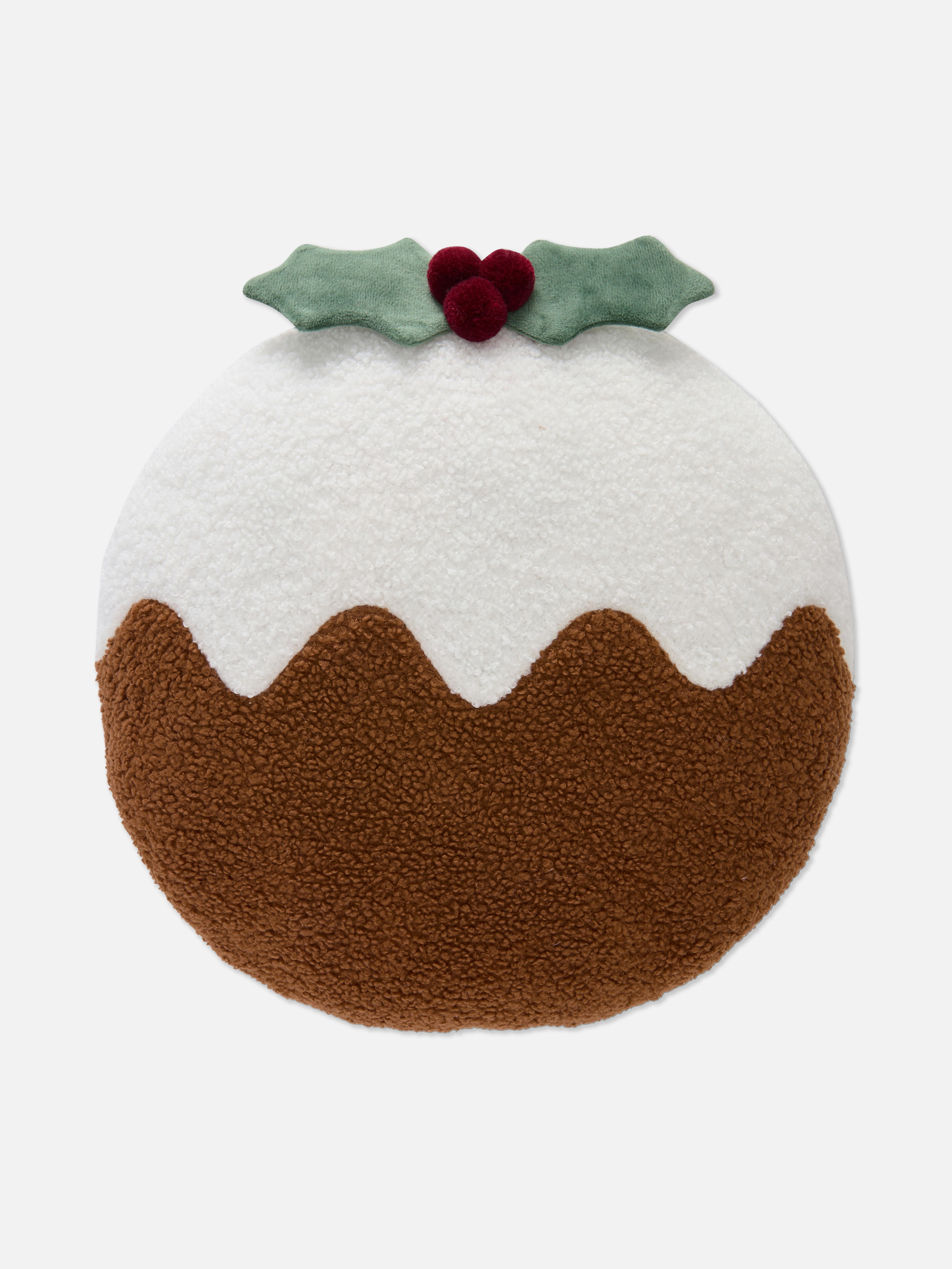 Christmas Pudding Shaped Cushion