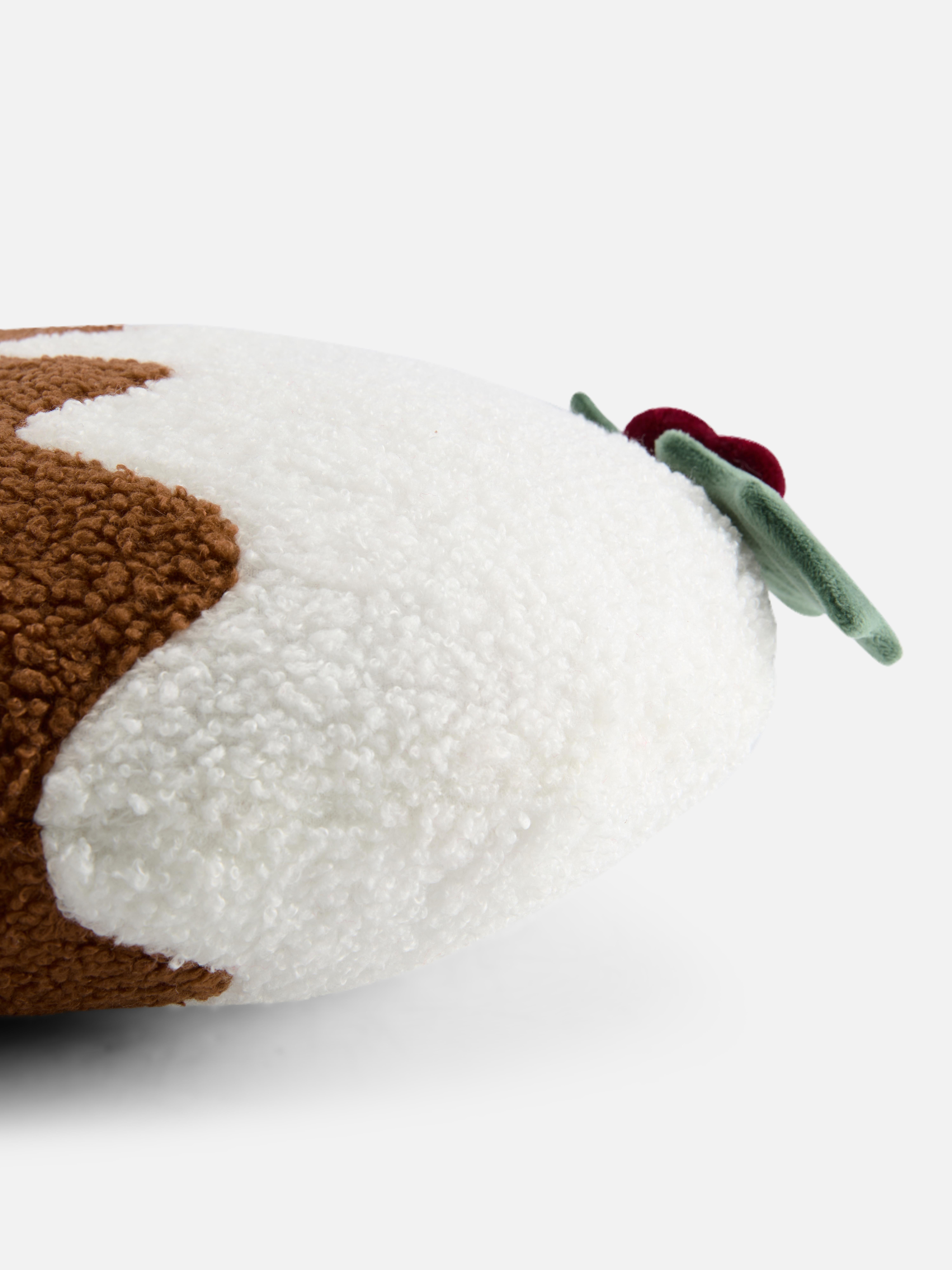 Christmas Pudding Shaped Cushion