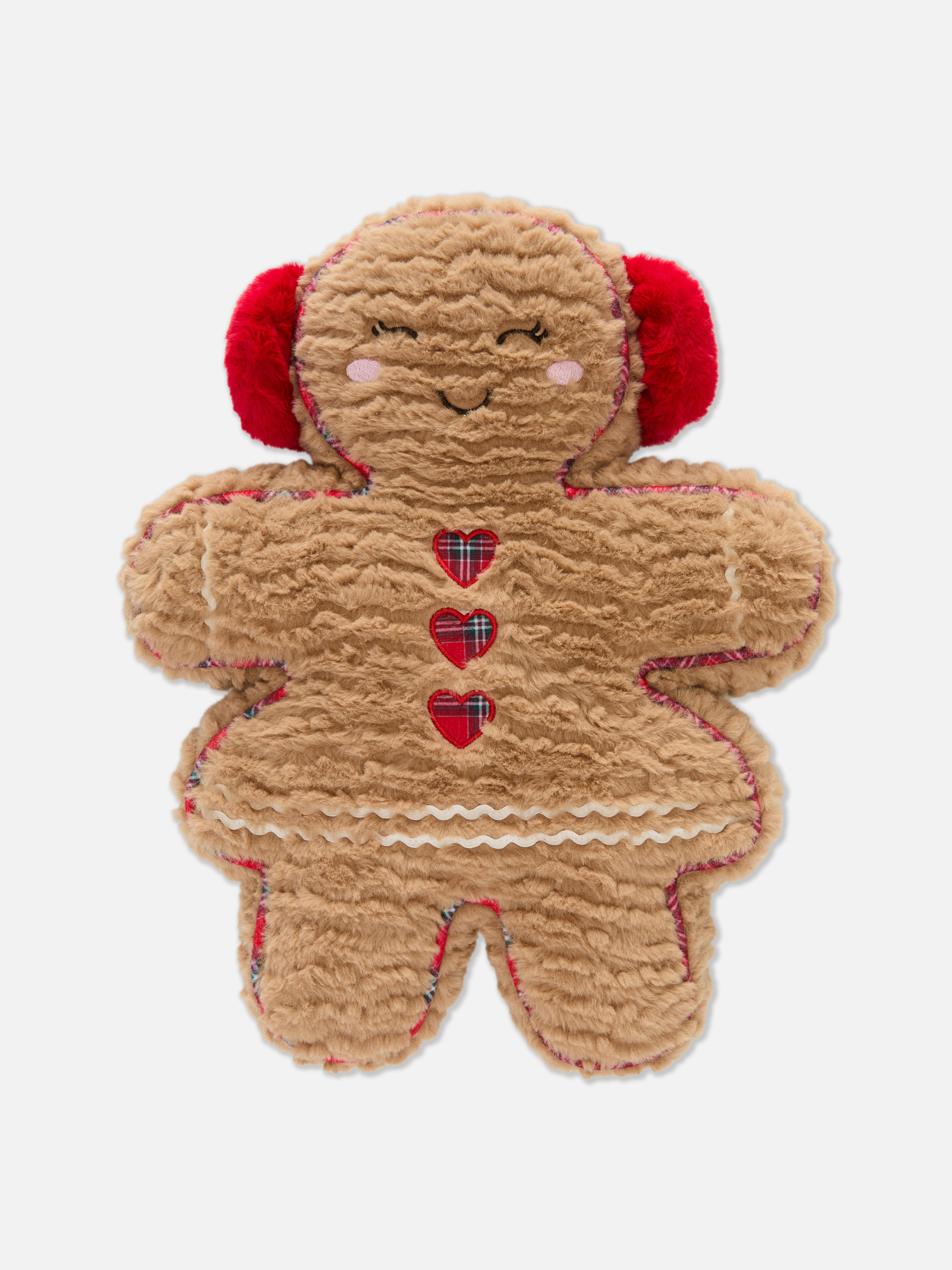 Christmas Gingerbread Shaped Cushion
