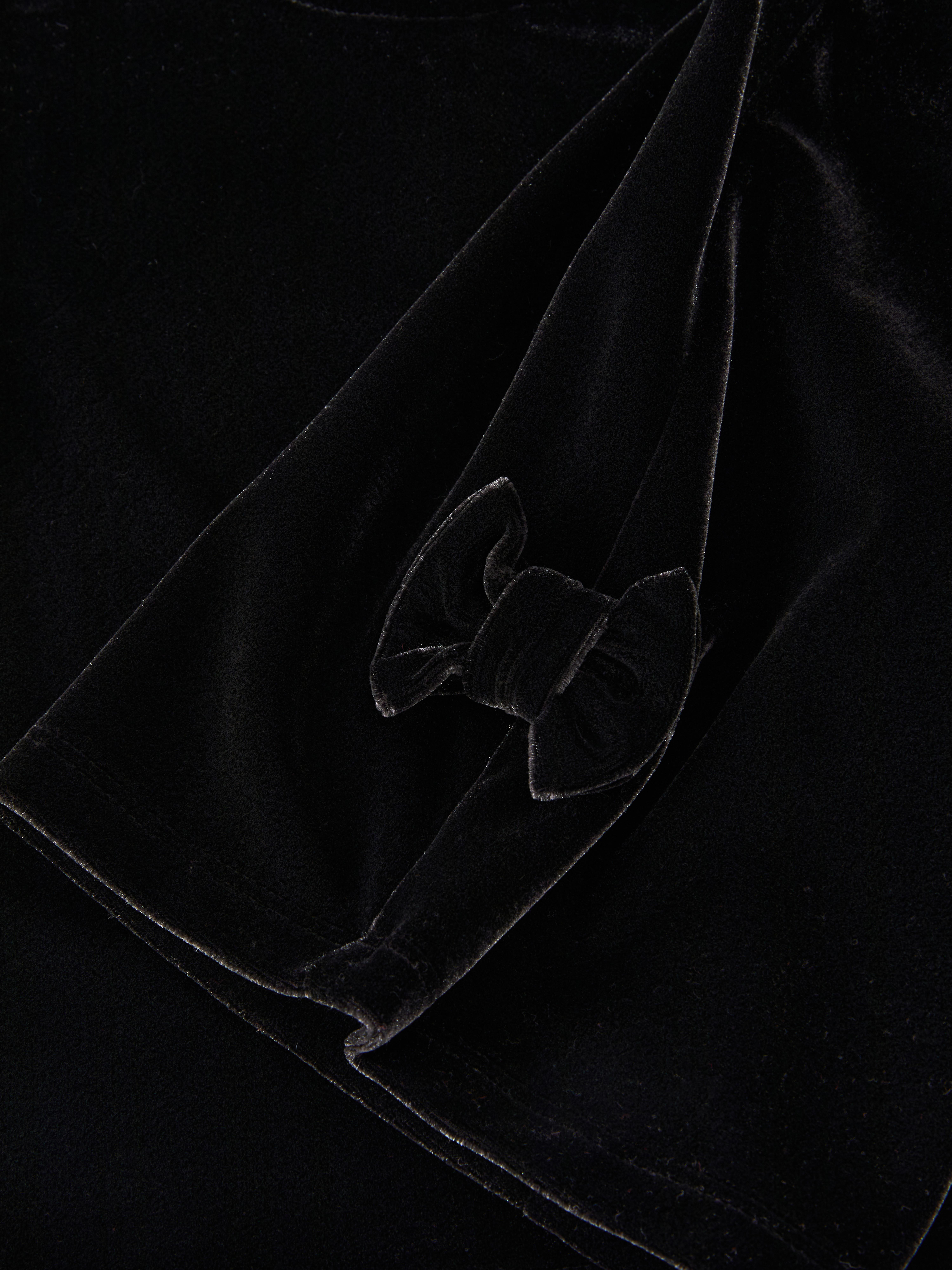 1.5-8yrs | Velvet Blouse and Wide Leg Trousers Set