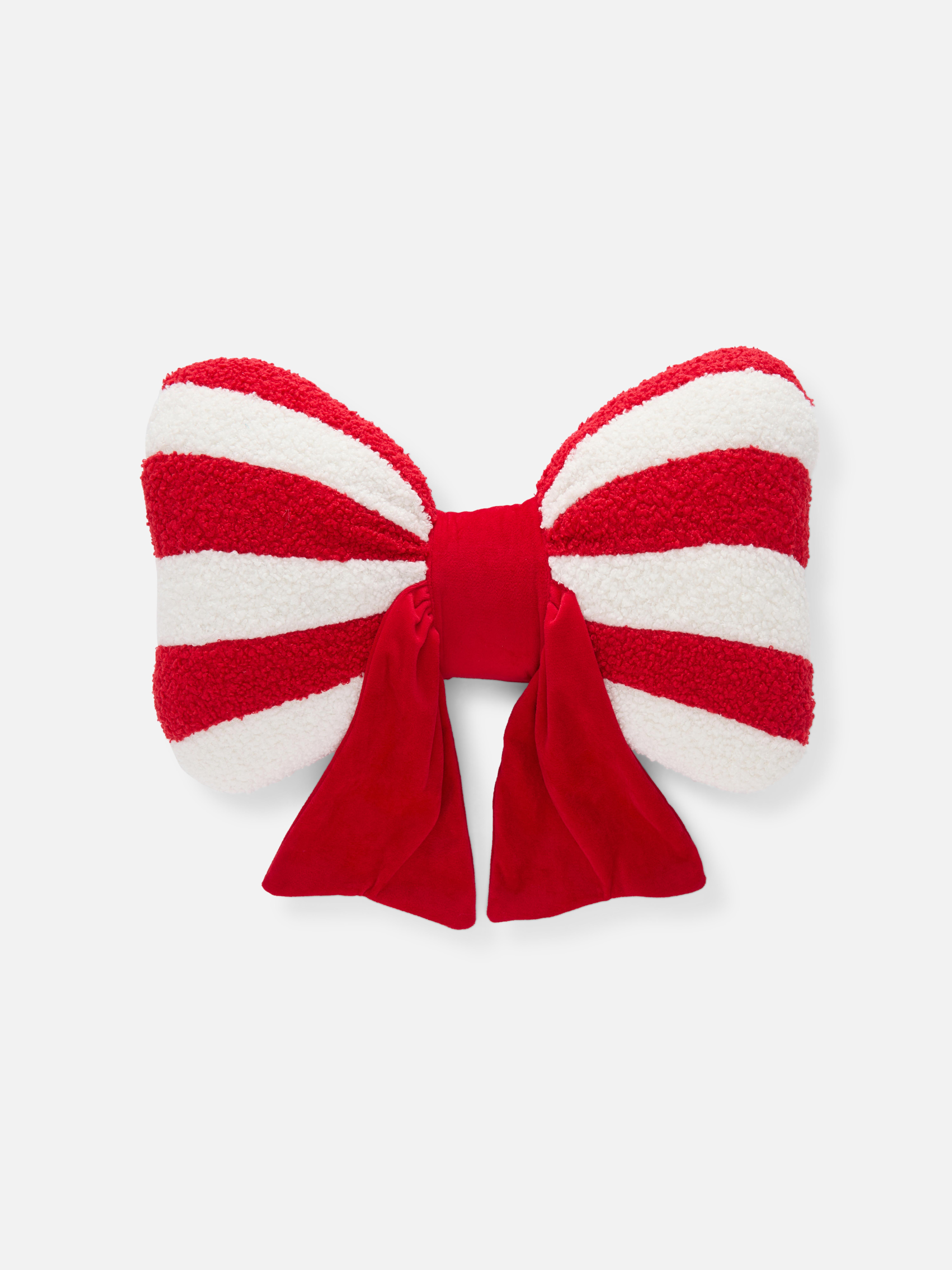 Christmas Bow Shaped Cushion