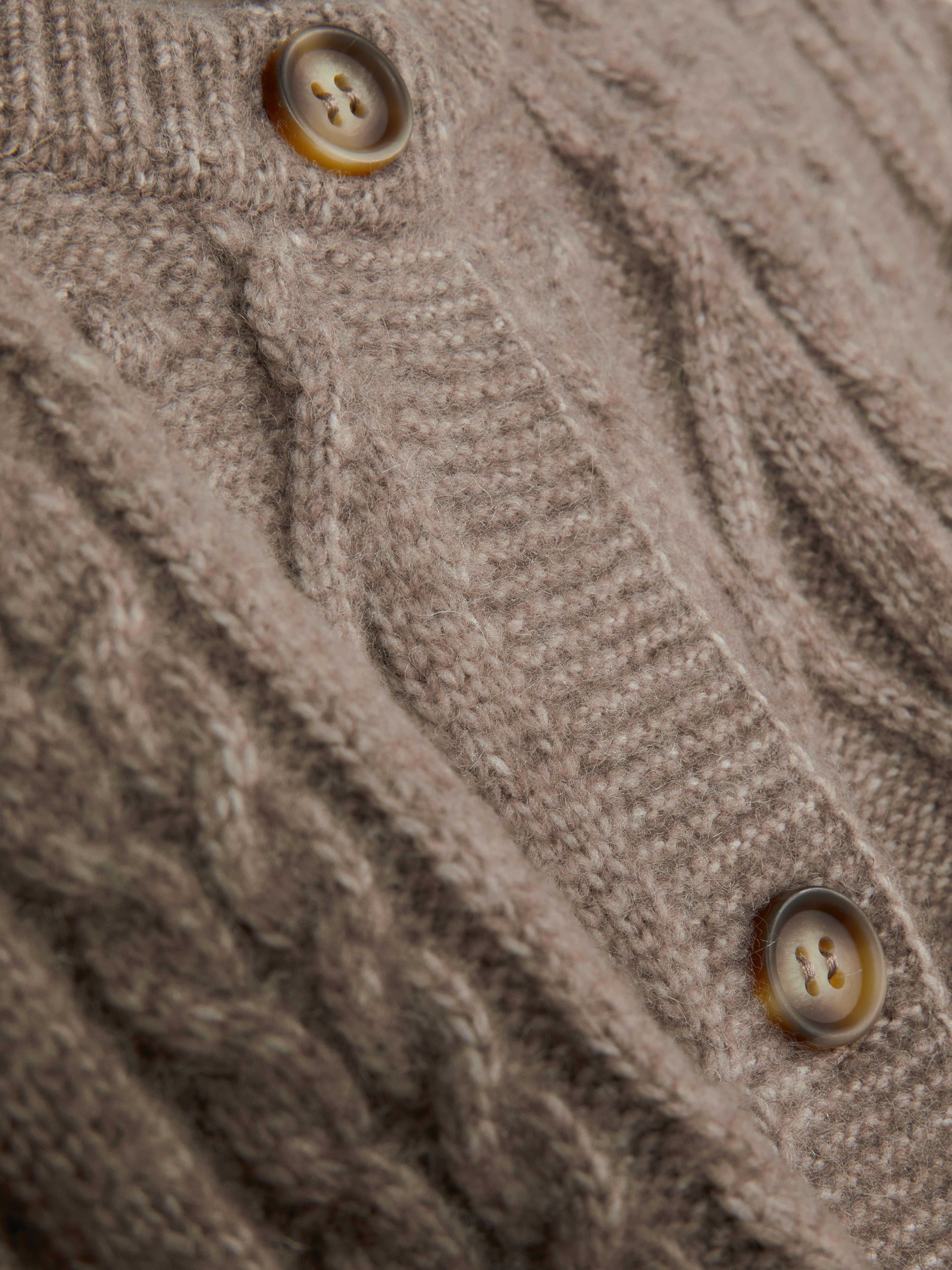 Cardigan in maglia a trecce Rita Ora