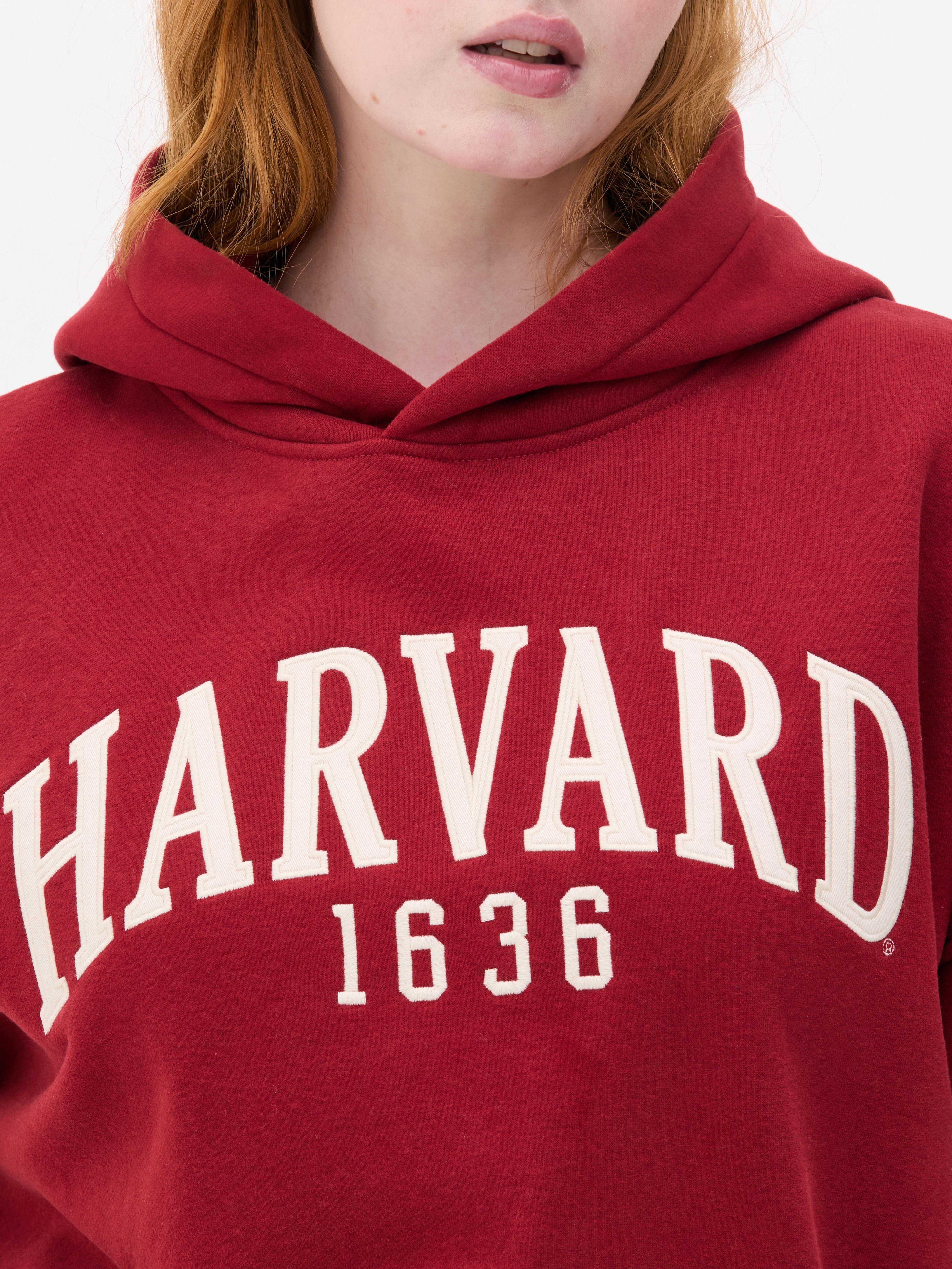 Mikina s kapucňou v univerzitnom štýle Harvard