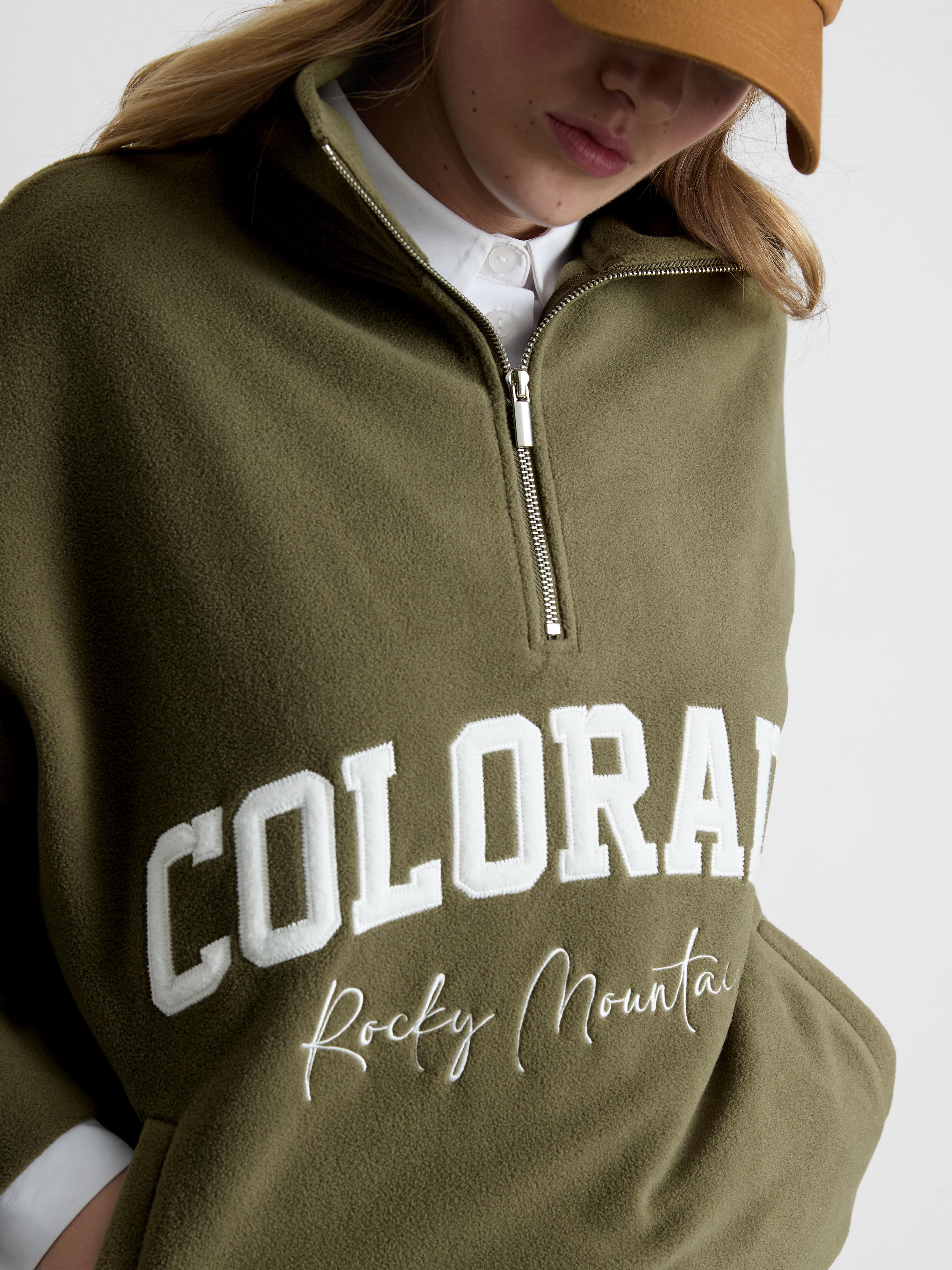 Printed Half Zip Fleece