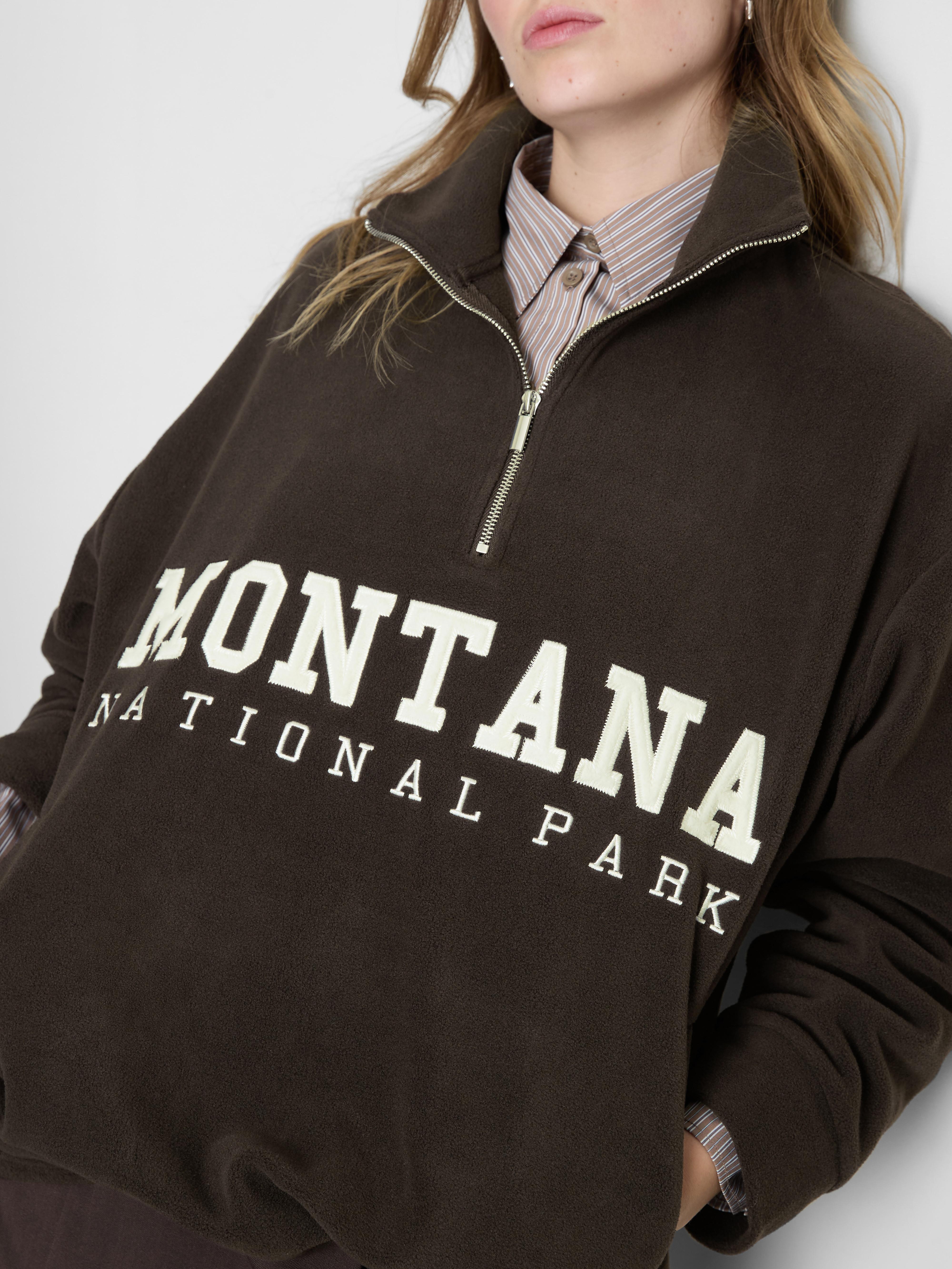 Printed Half Zip Fleece