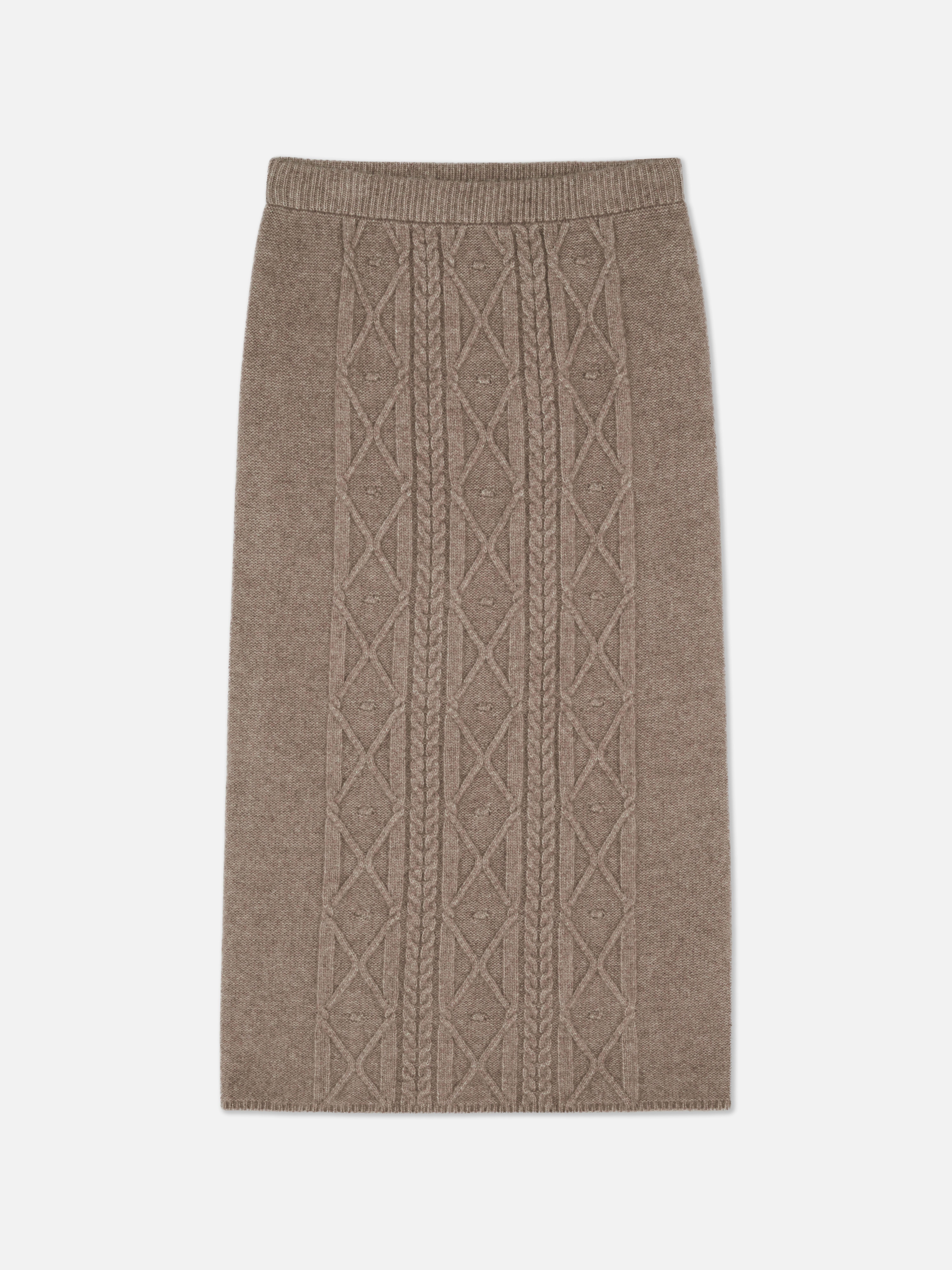Gebreide maxi-rok Rita Ora