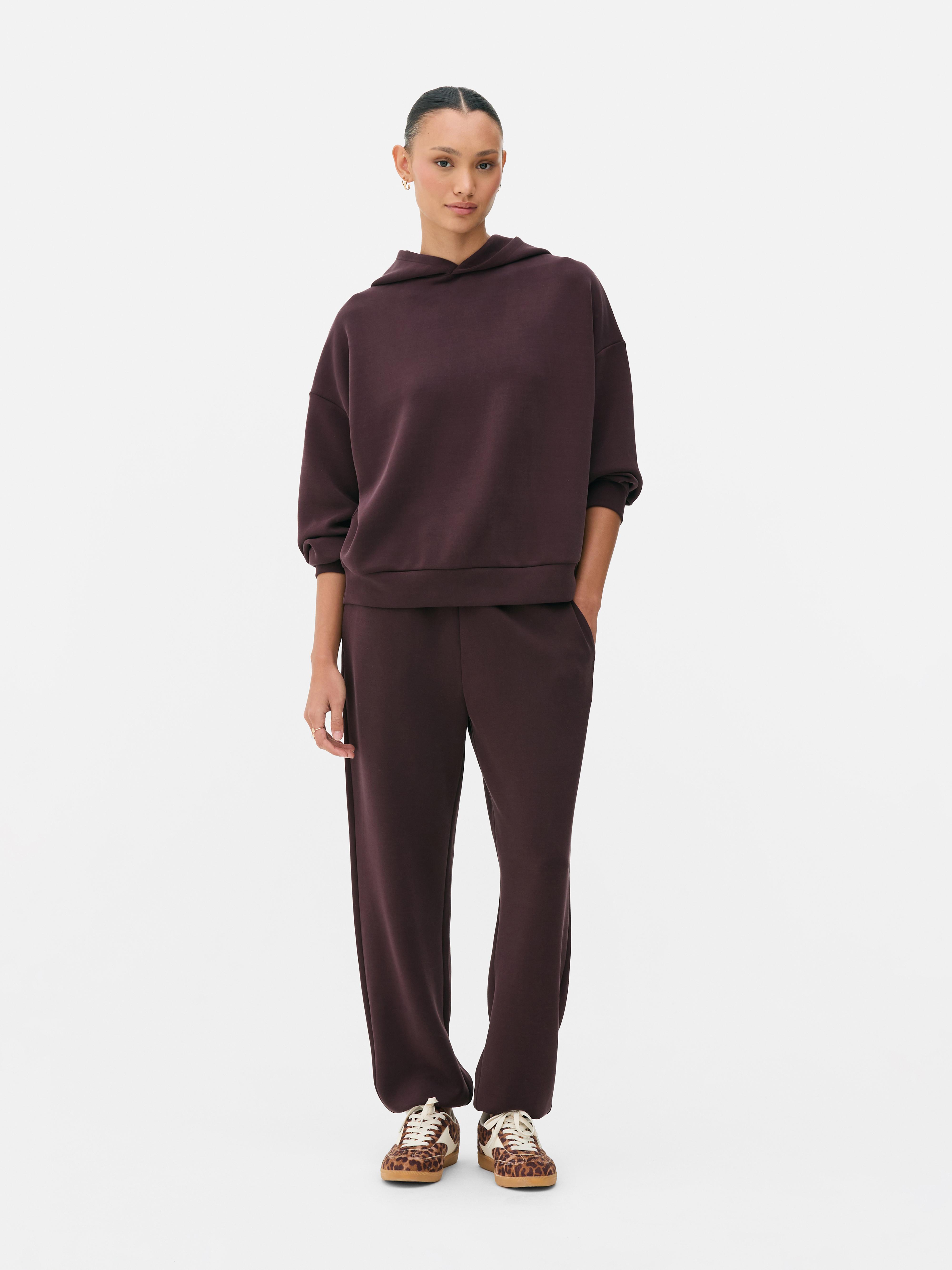 Joggers de cupro de pernera recta
