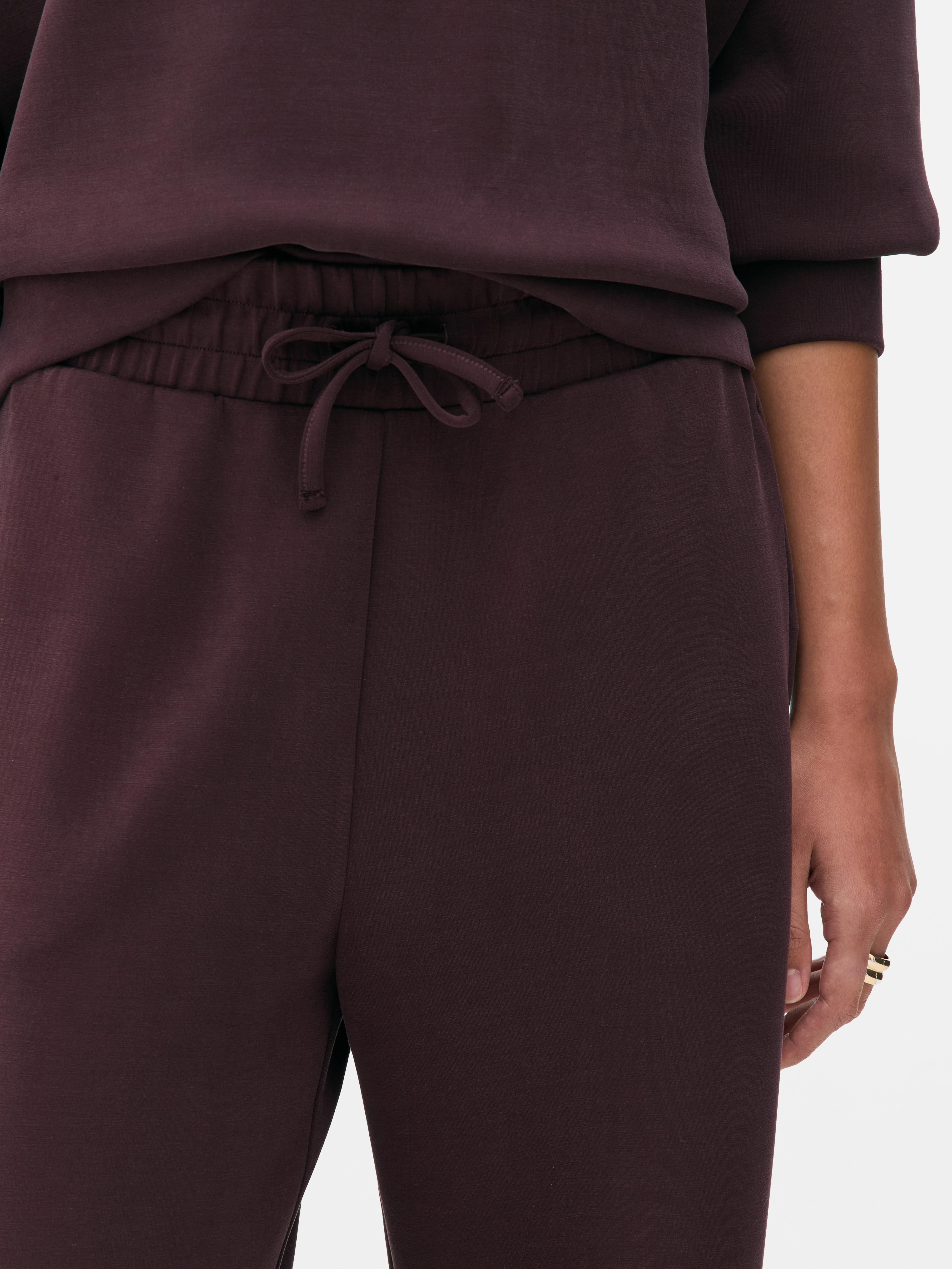 Straight Leg Cupro Sweatpants