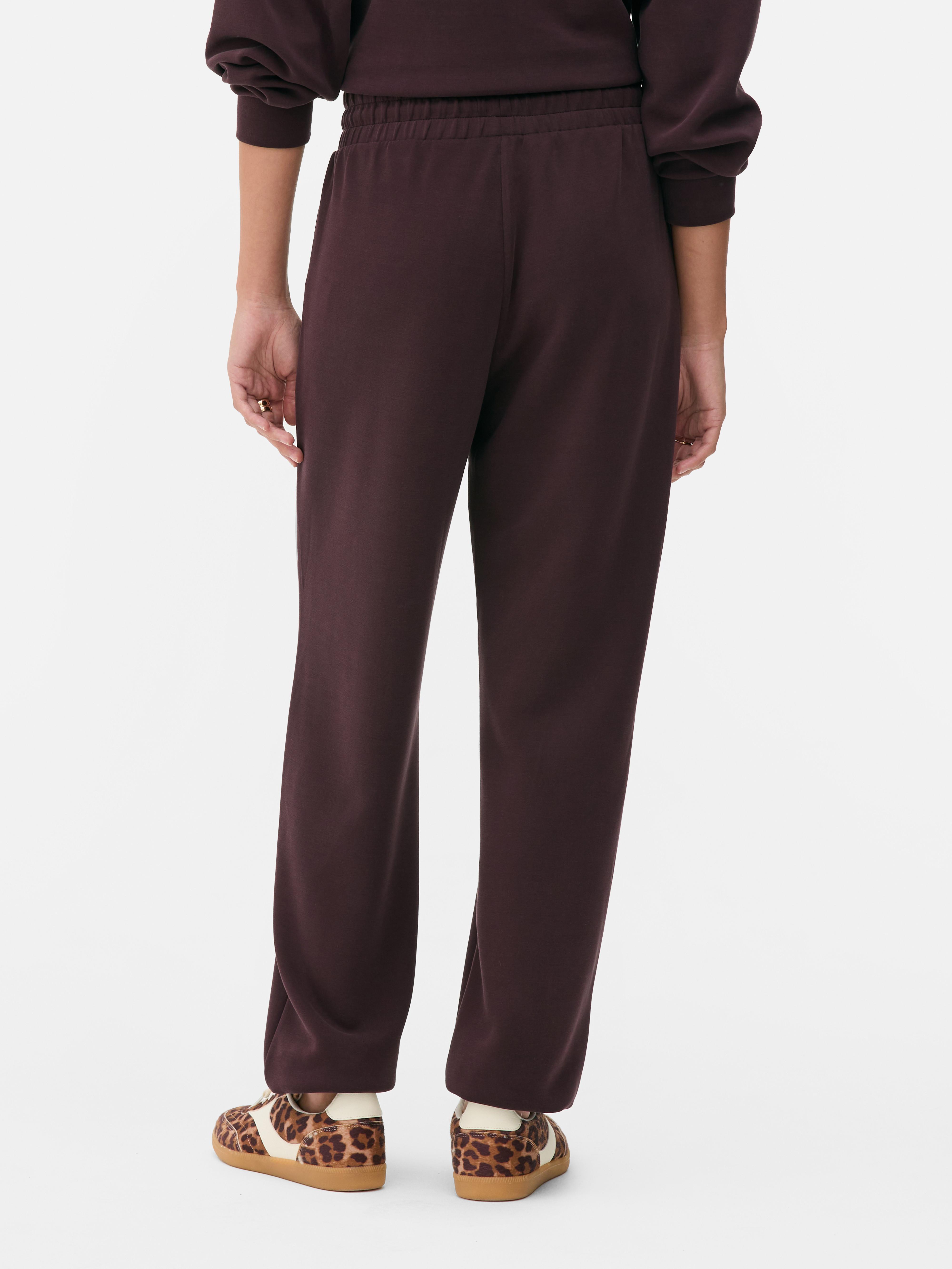 Straight Leg Cupro Sweatpants