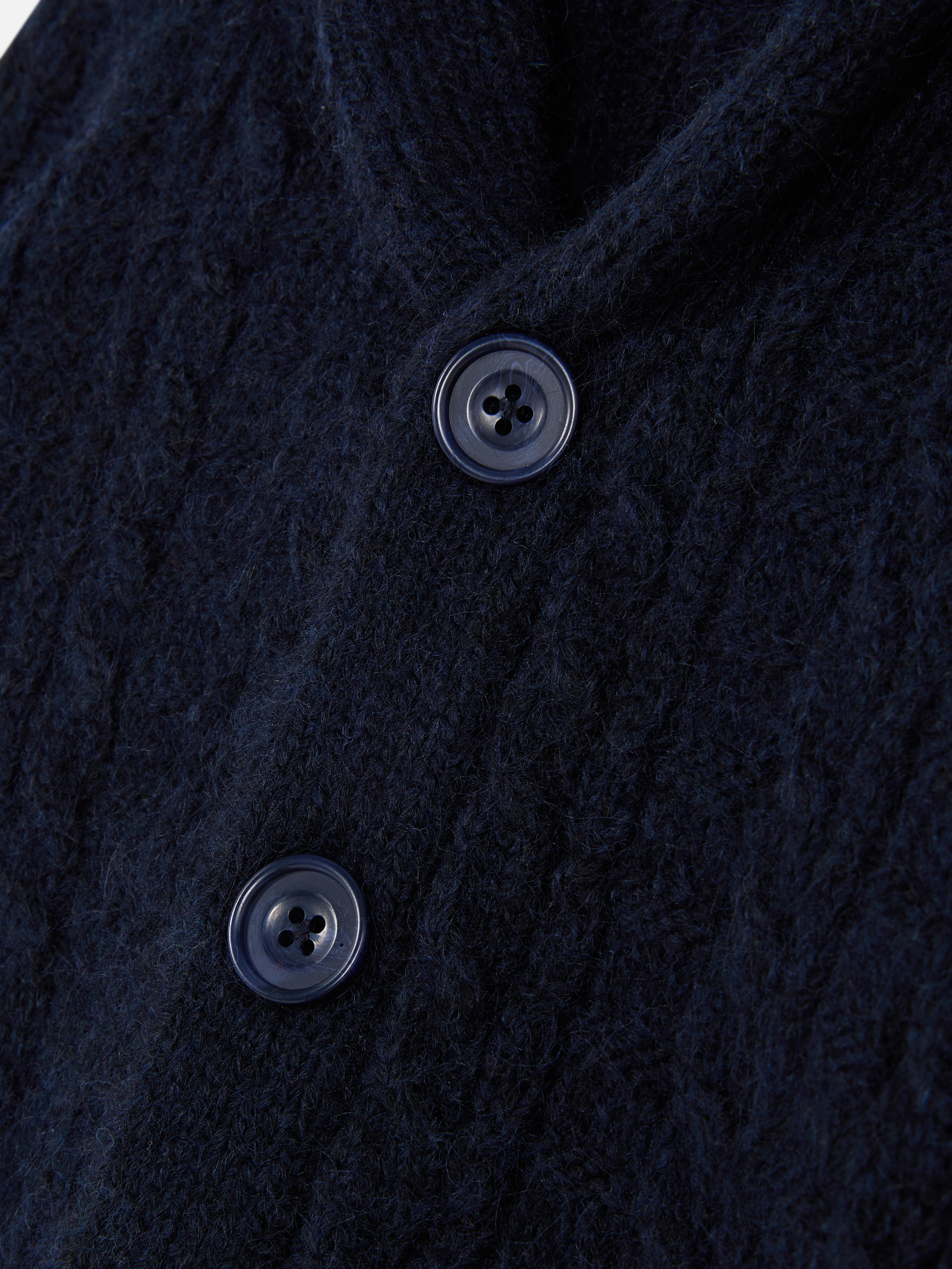 1.5-8yrs | The Edit Collared Cable Knit Cardigan