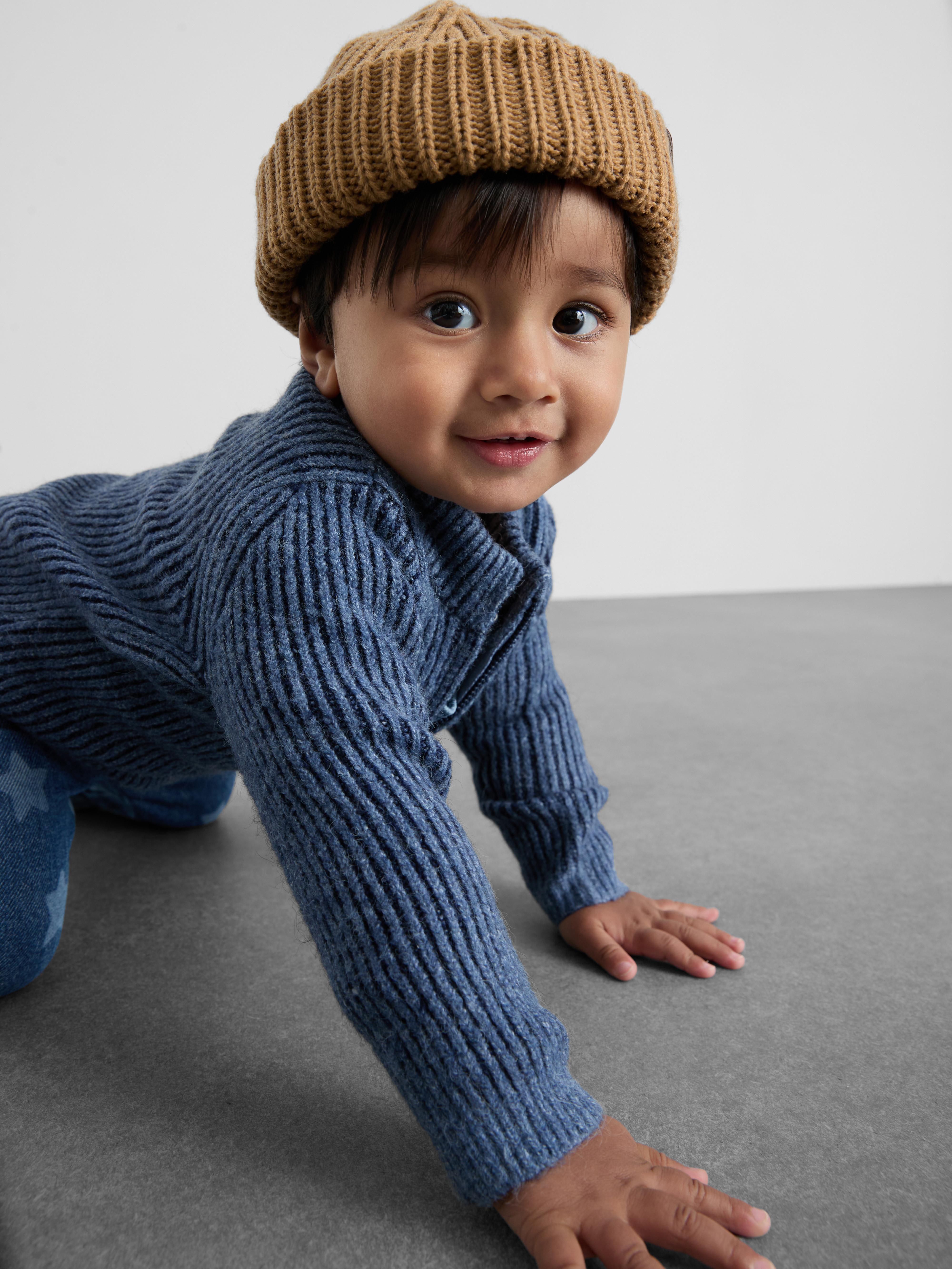 0-36 mnd | Trui met halve rits