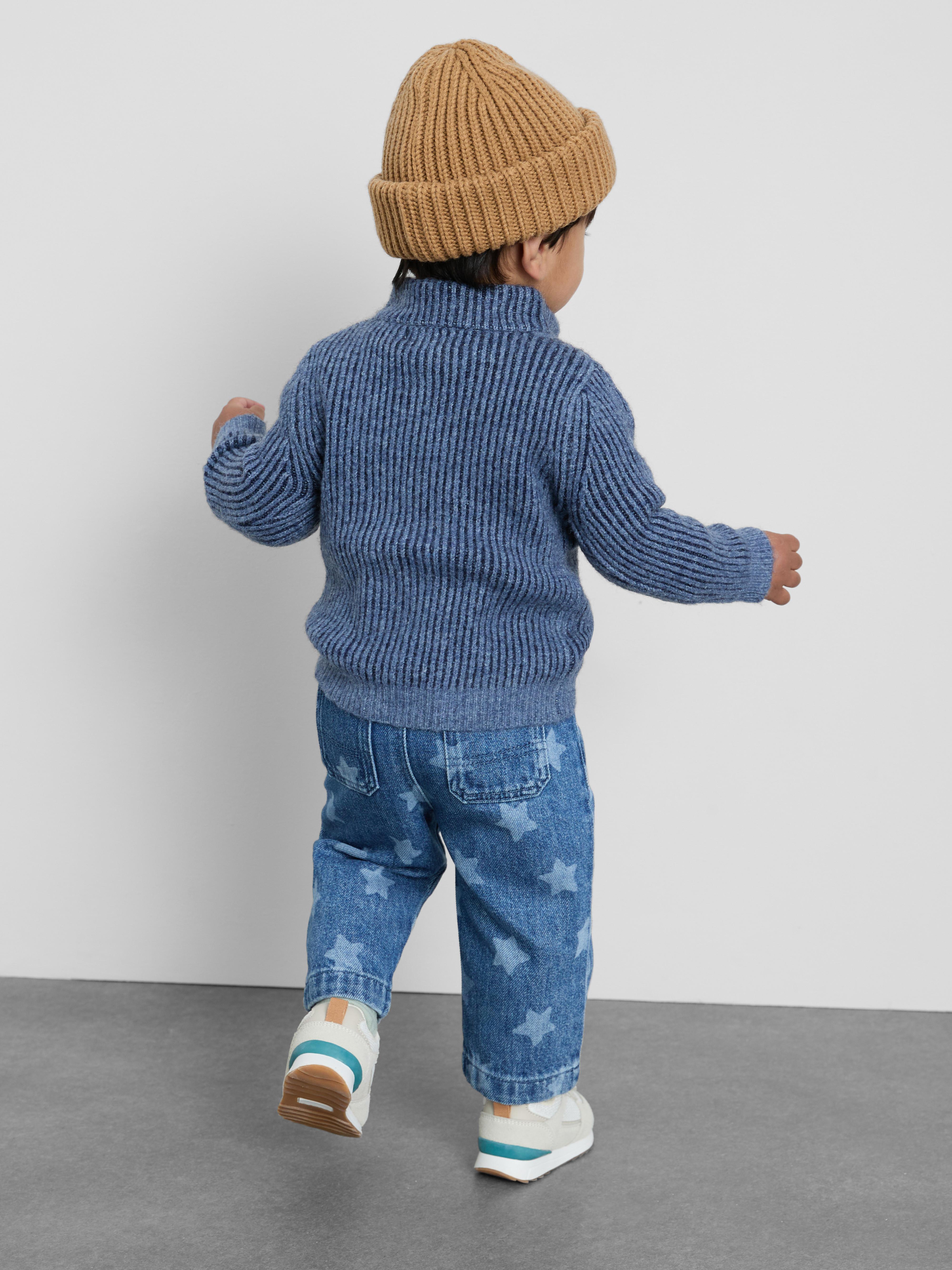 0 - 36 luni | Pulover cu fermoar scurt