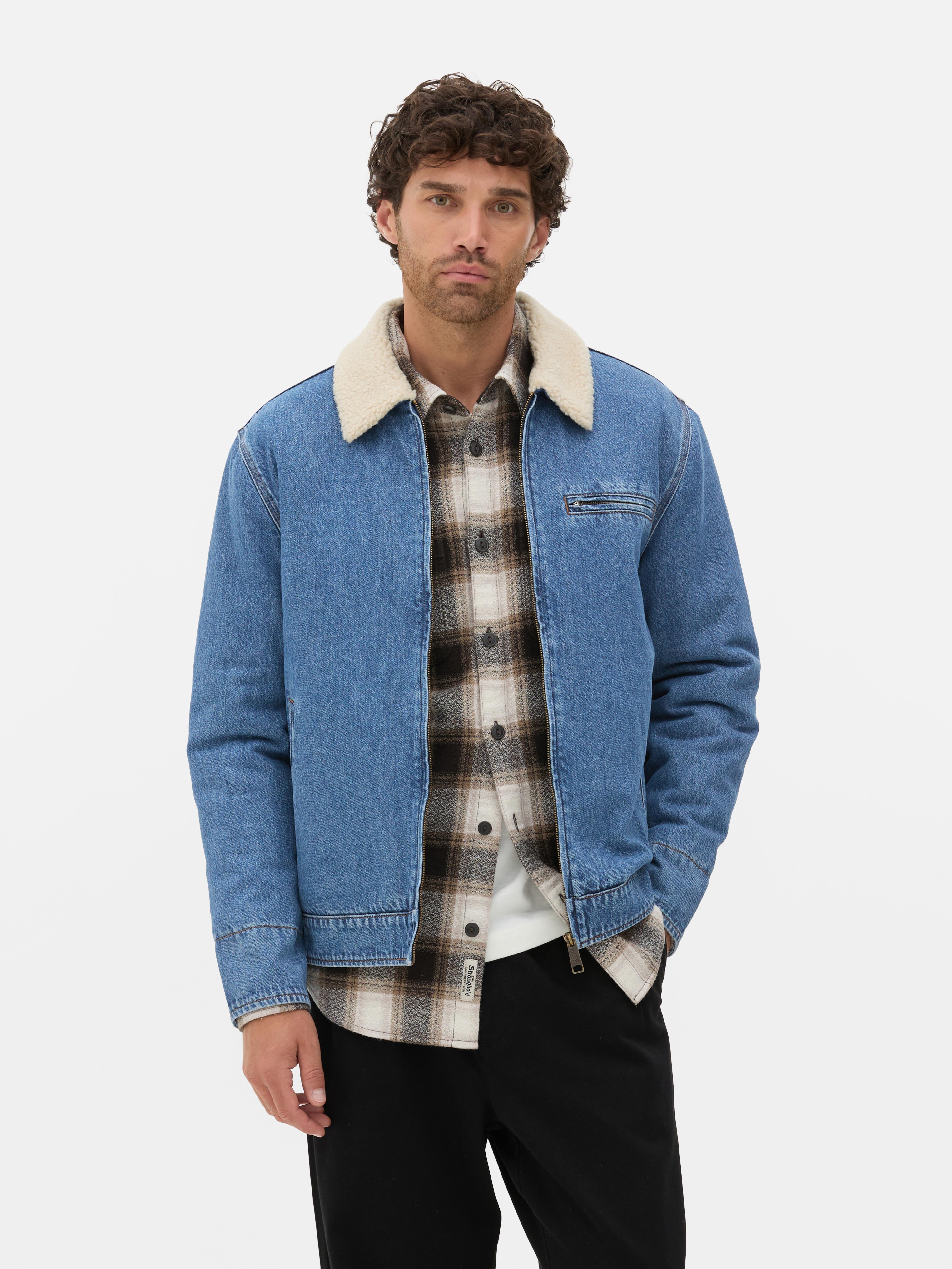 Chaqueta de lona con cuello polar de The Stronghold