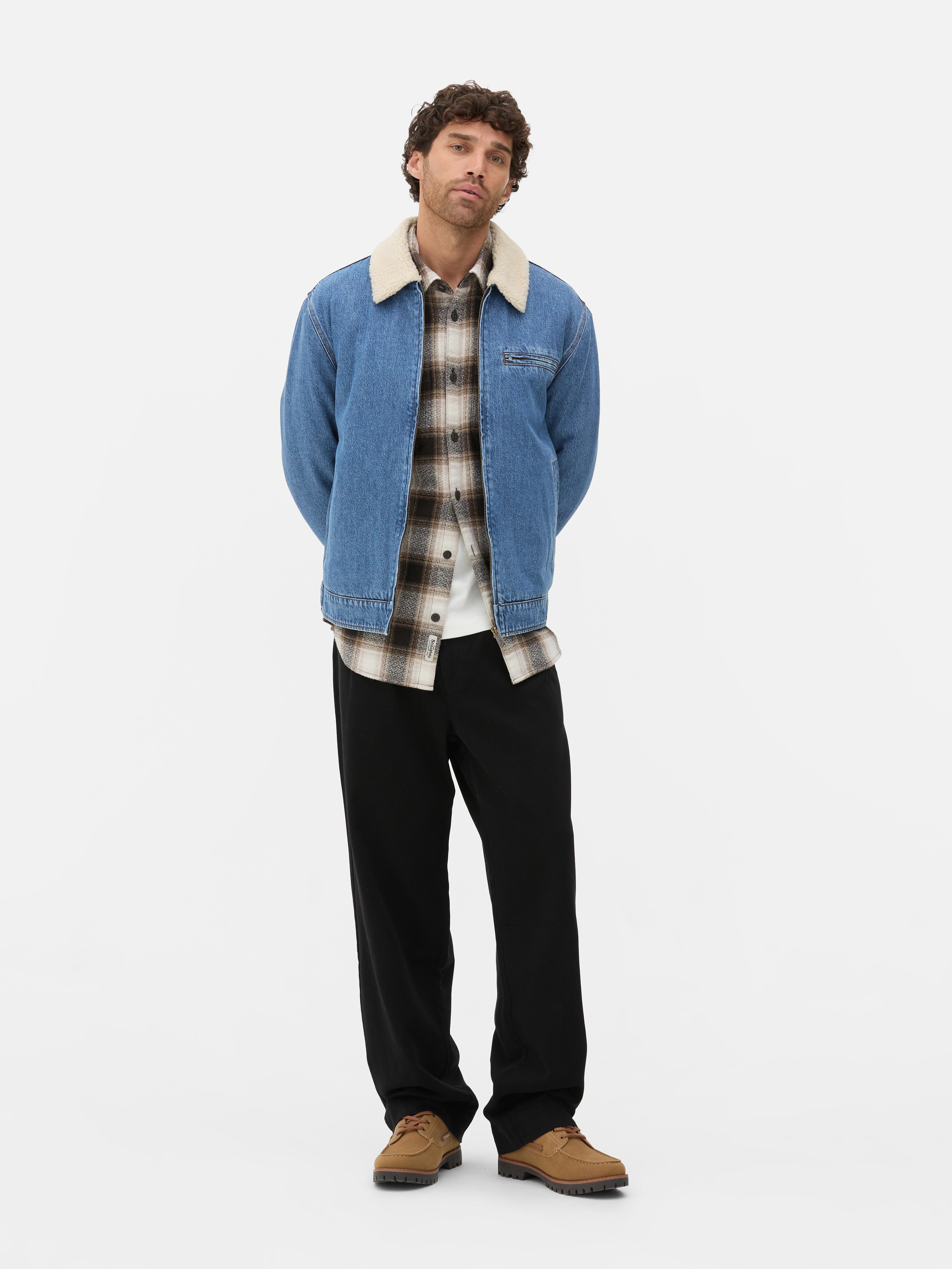 Chaqueta de lona con cuello polar de The Stronghold