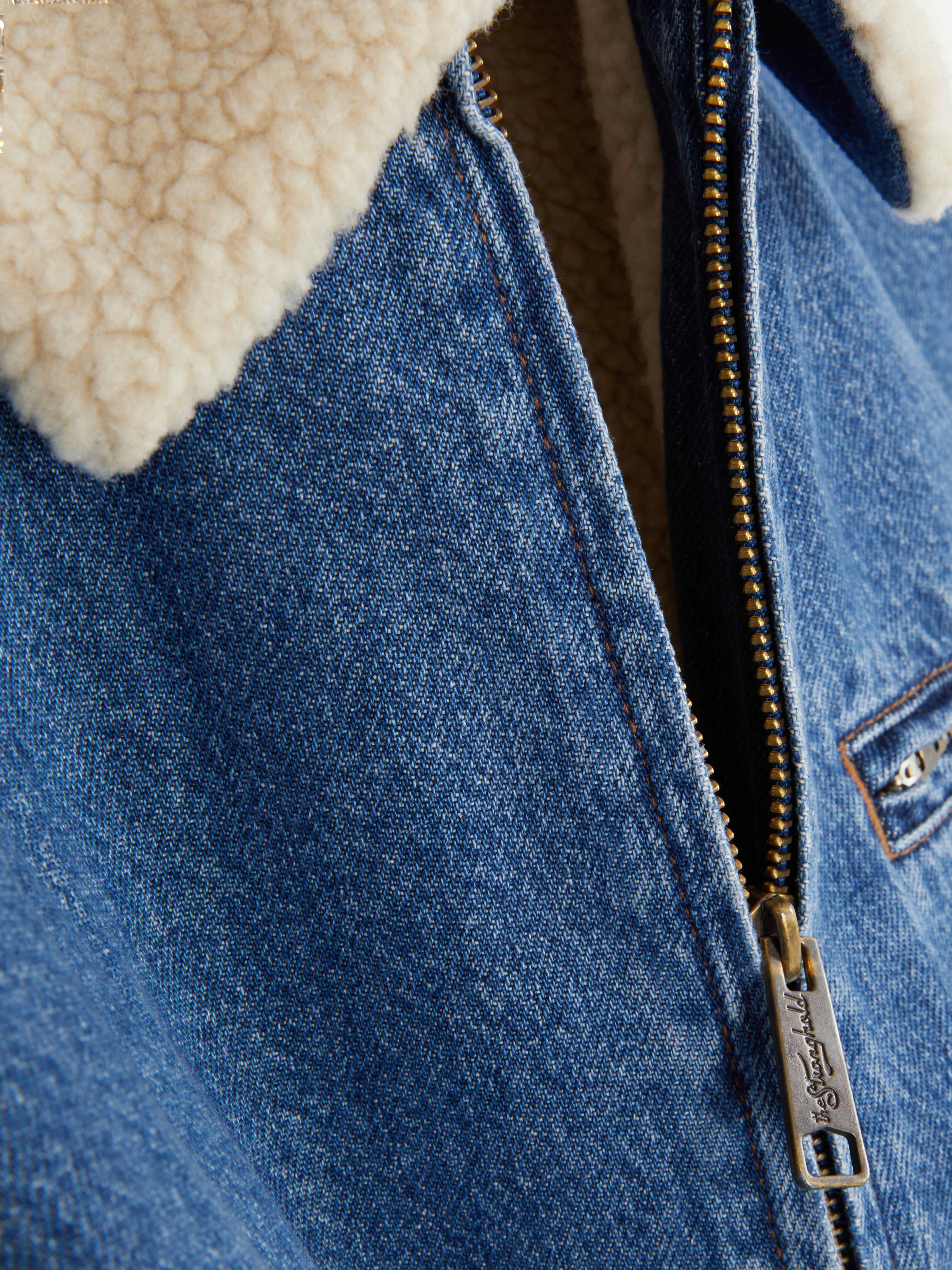 Chaqueta de lona con cuello polar de The Stronghold