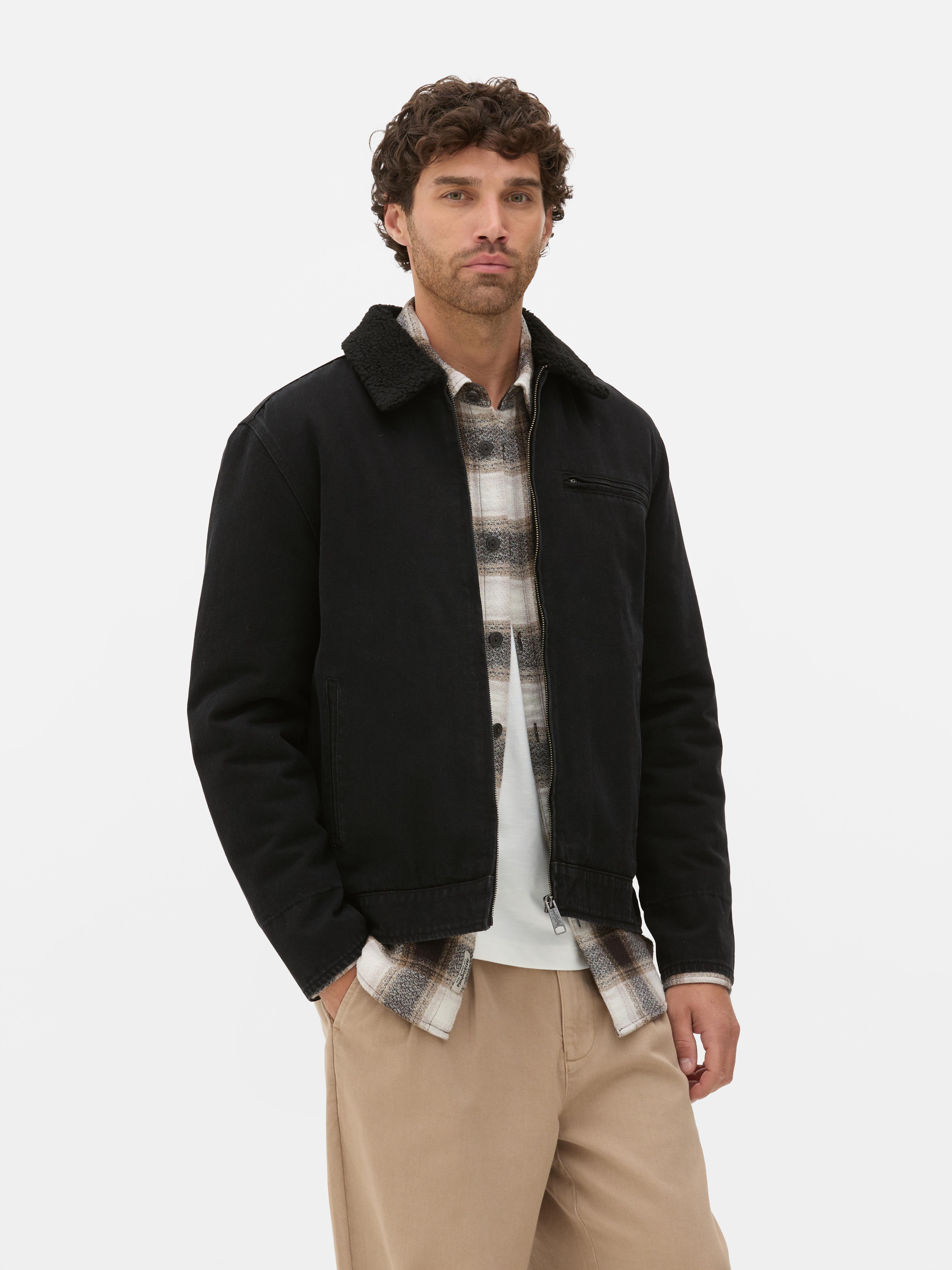 Chaqueta de lona con cuello polar de The Stronghold