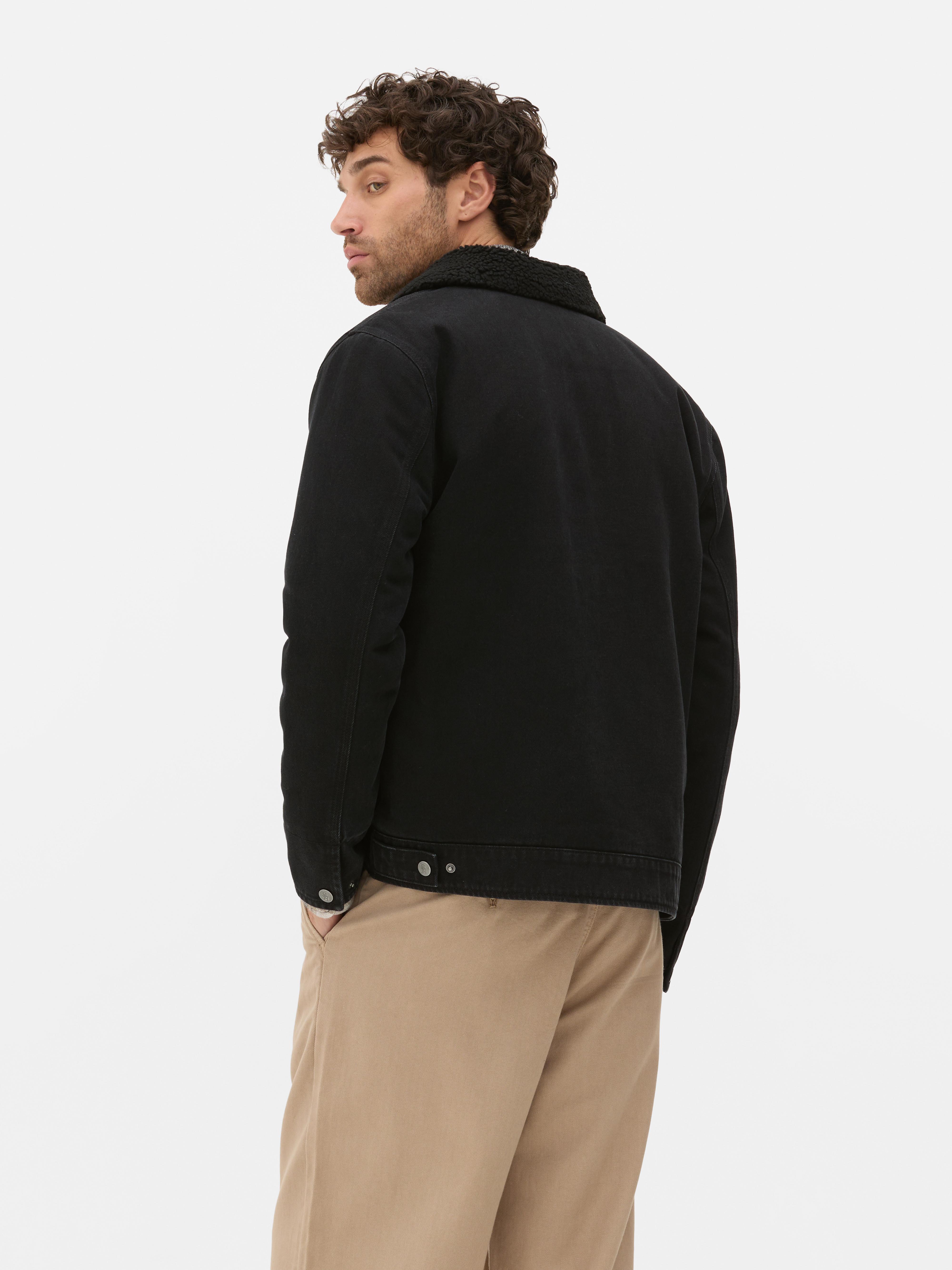 Chaqueta de lona con cuello polar de The Stronghold