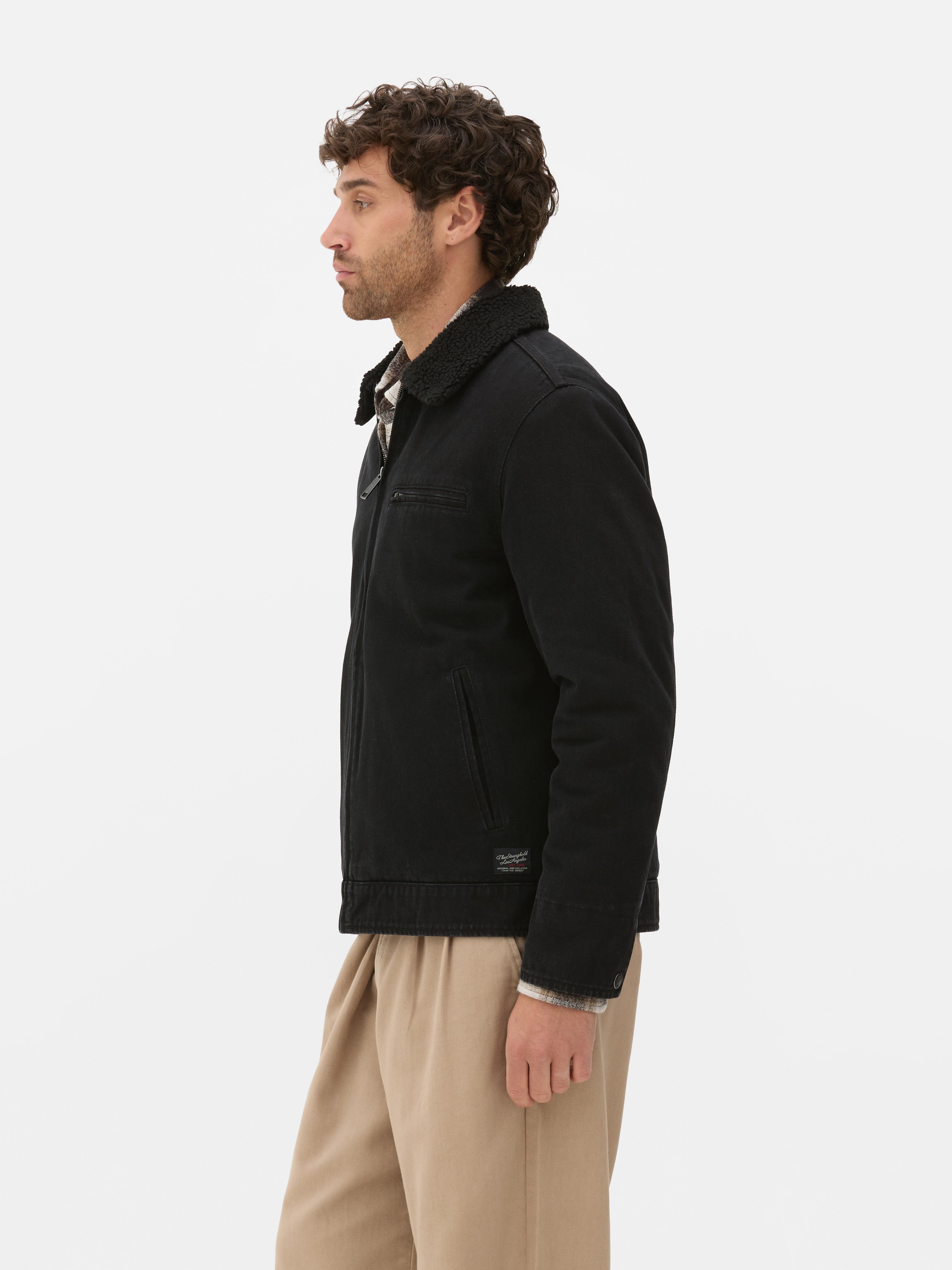 Chaqueta de lona con cuello polar de The Stronghold