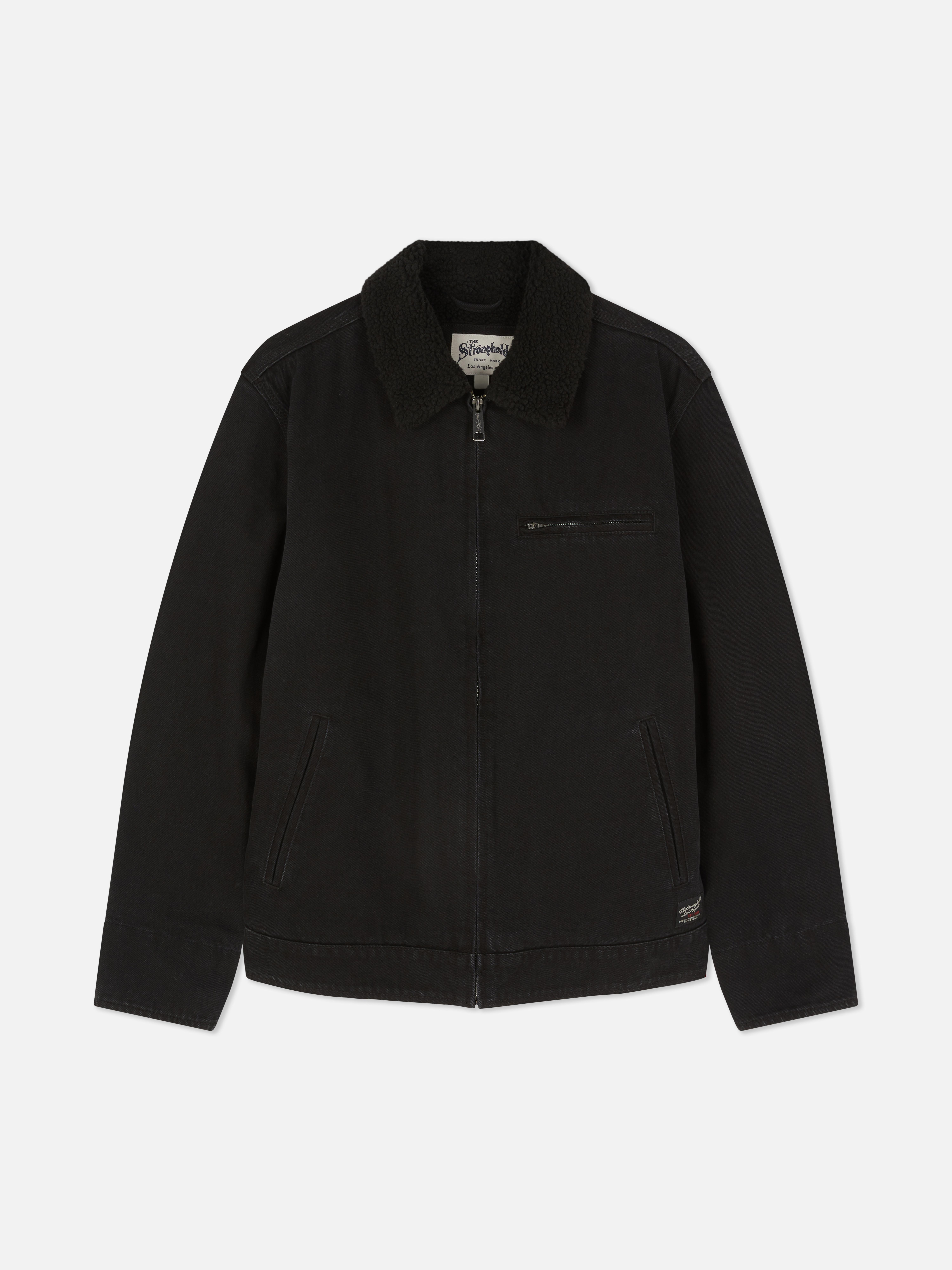 Chaqueta de lona con cuello polar de The Stronghold