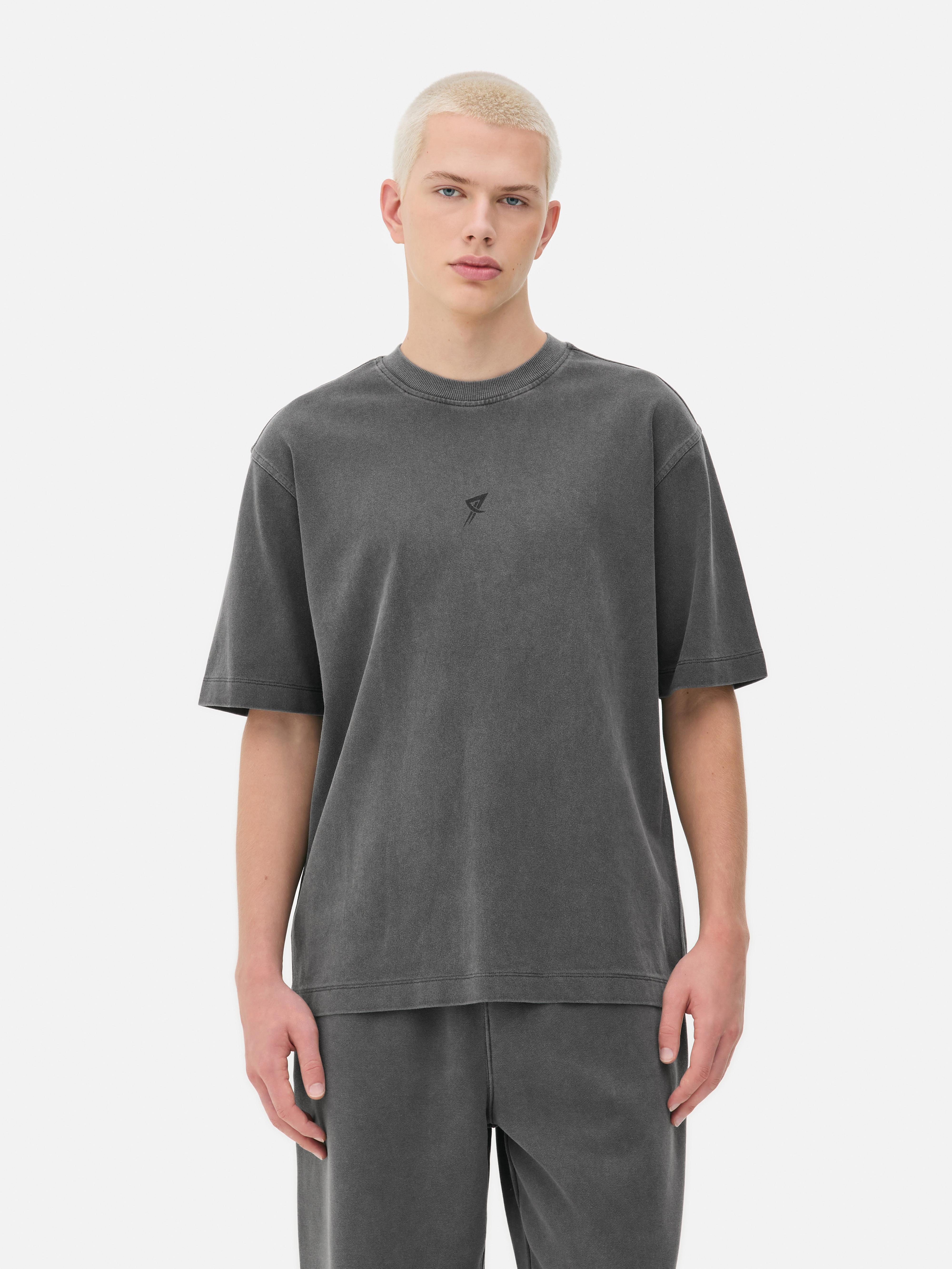 Tricou sport cu mânecă scurtă și aspect decolorat