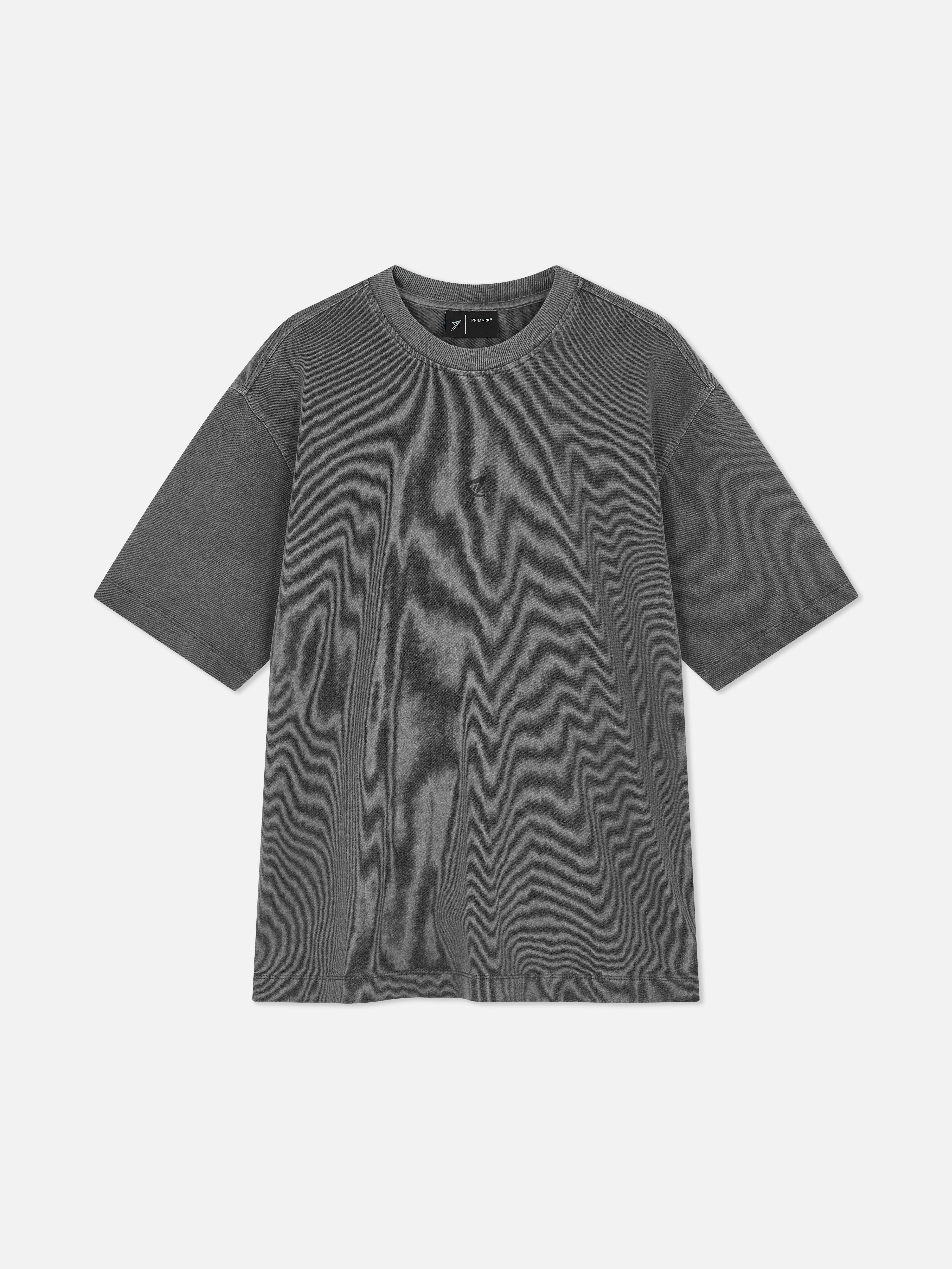 Tricou sport cu mânecă scurtă și aspect decolorat