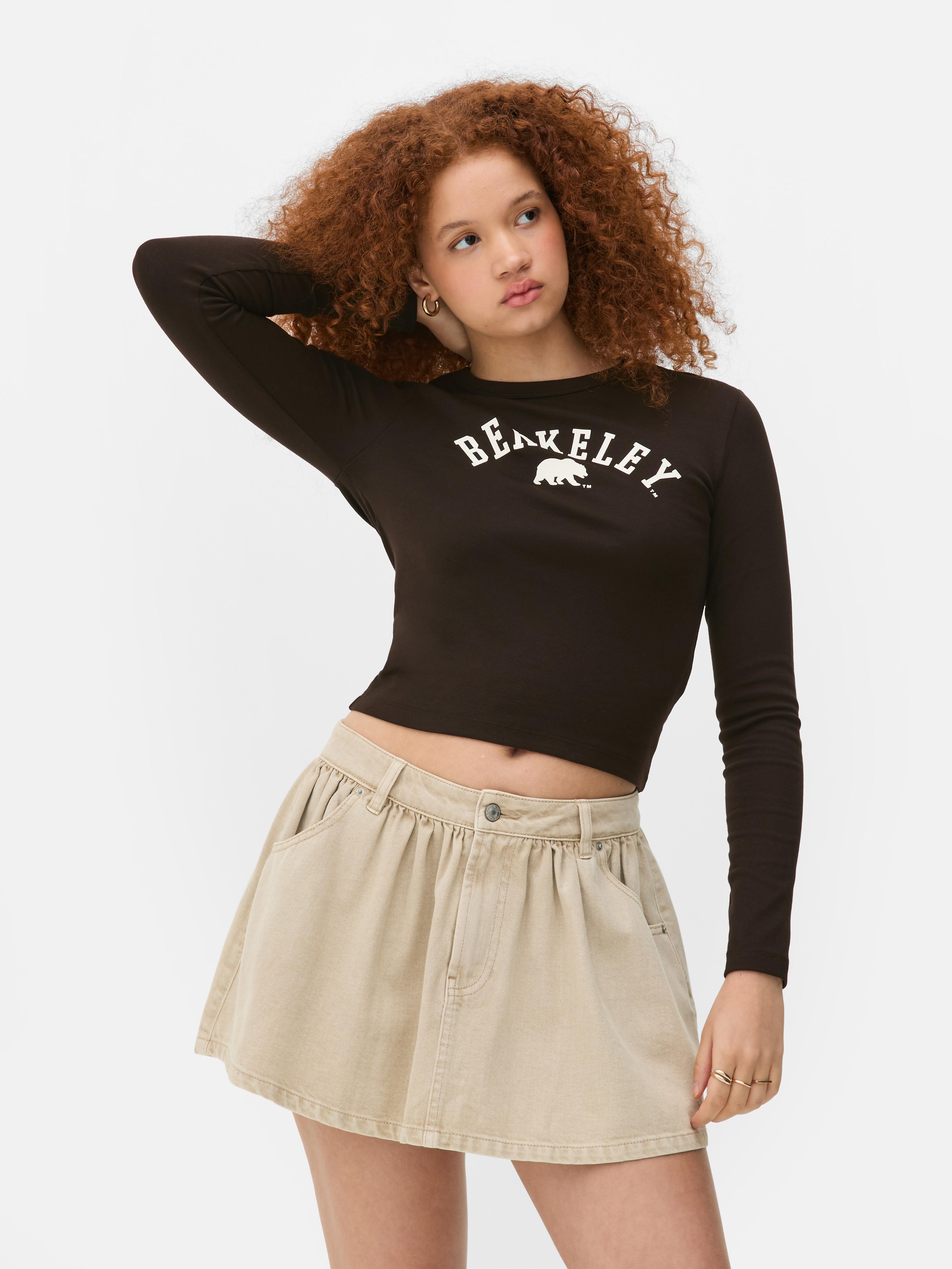 Kort T-shirt met print Berkeley