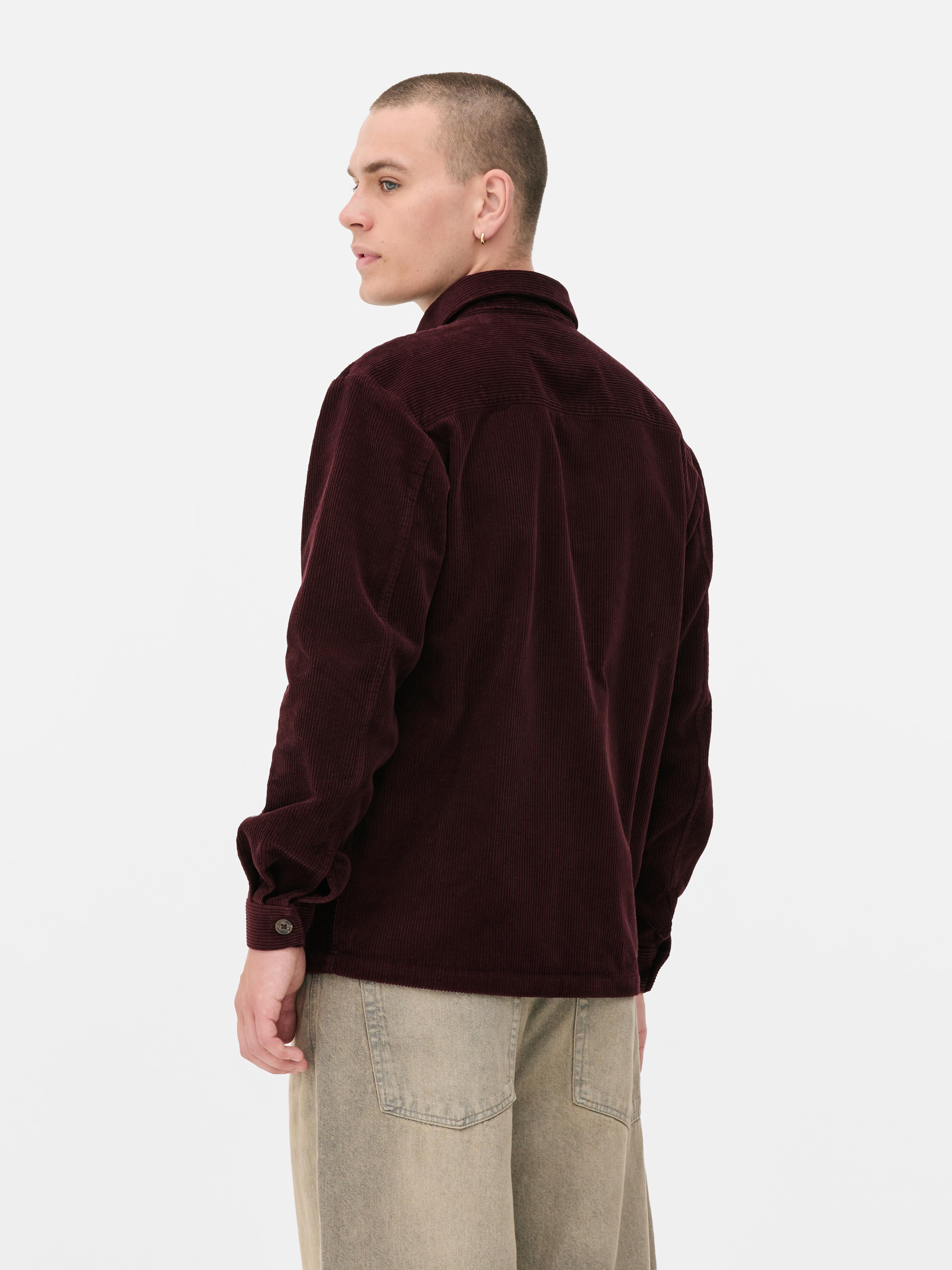 Button-Up Corduroy Overshirt