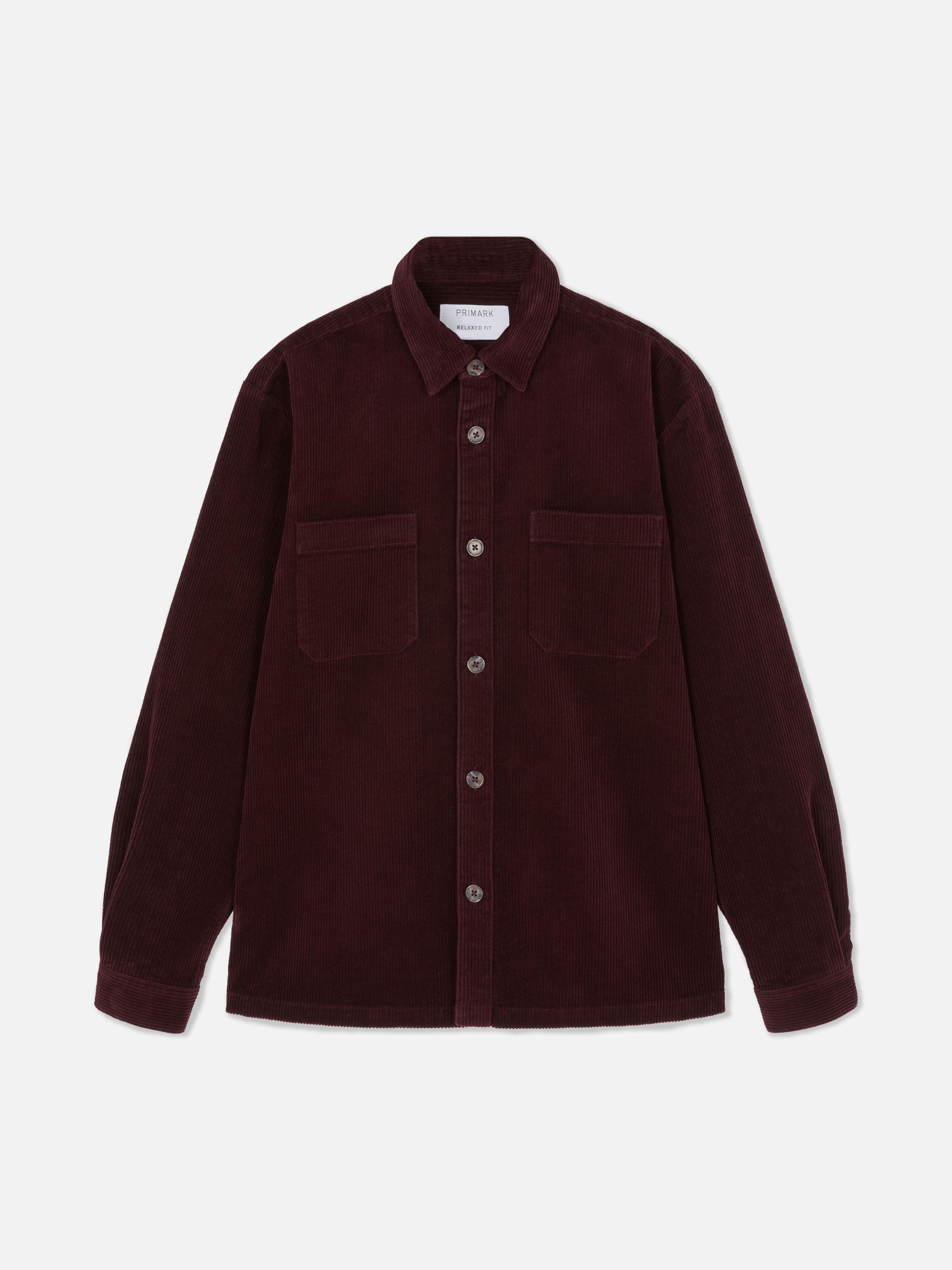 Button-Up Corduroy Overshirt