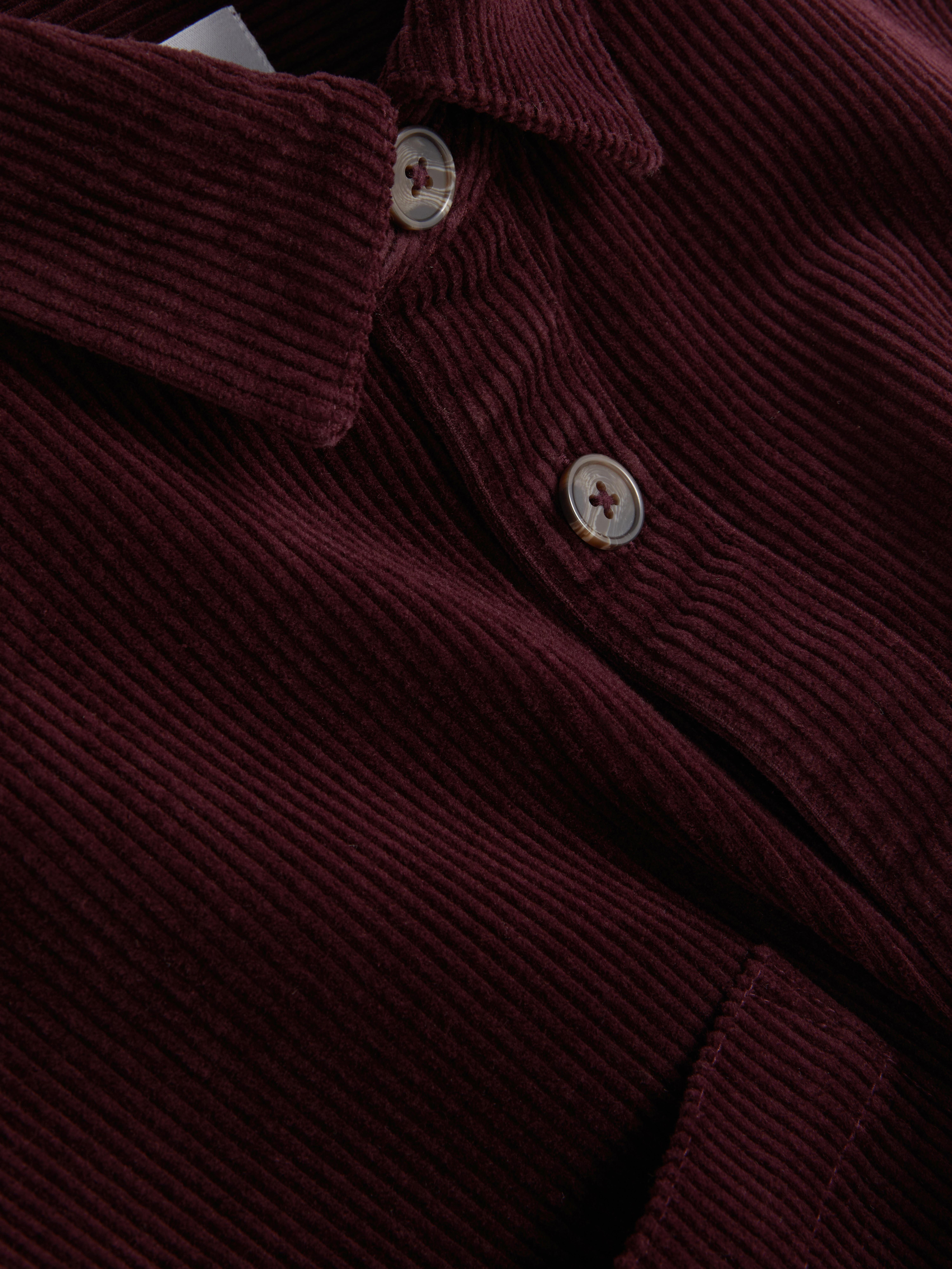 Button-Up Corduroy Overshirt