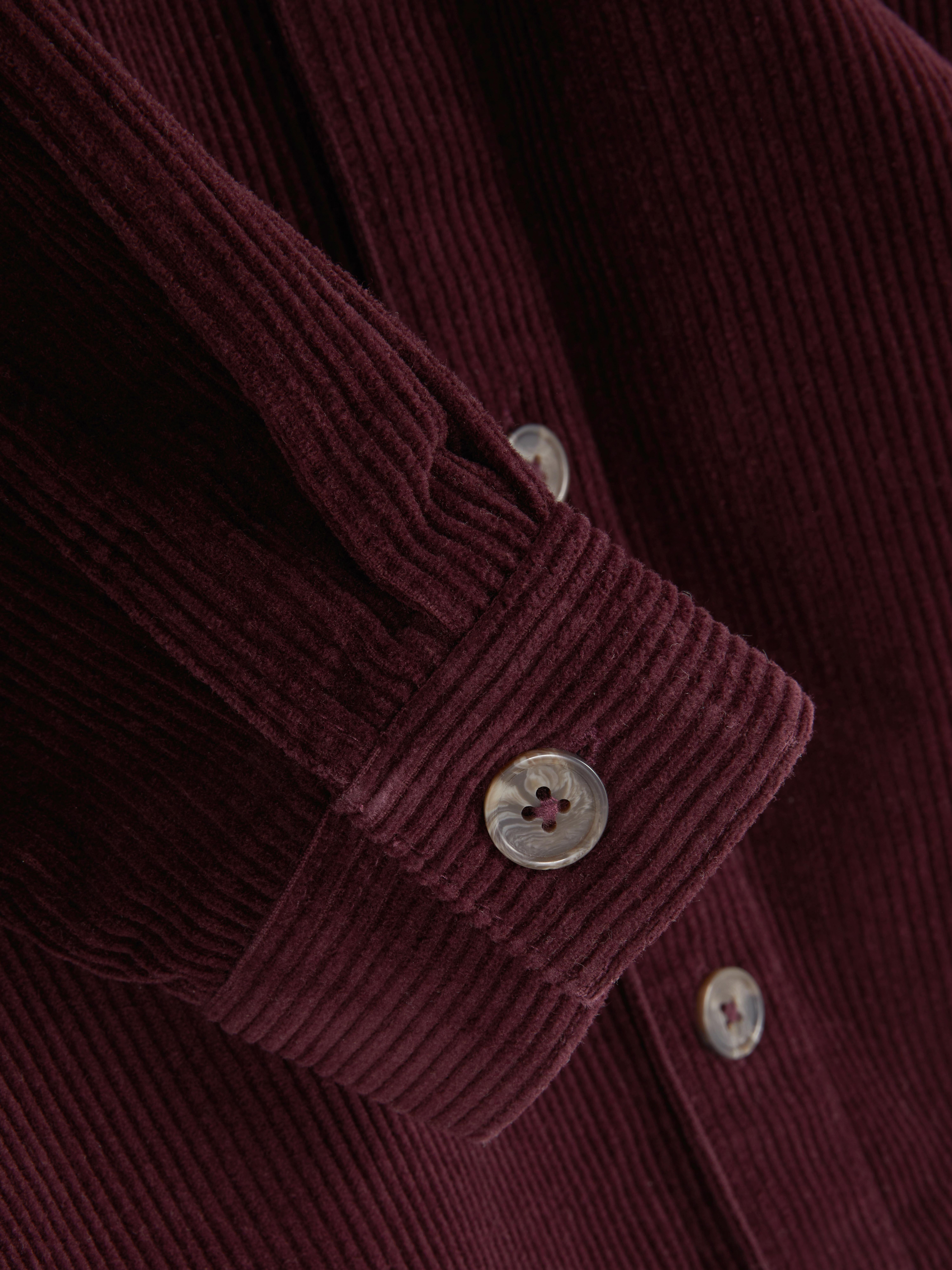 Button-Up Corduroy Overshirt