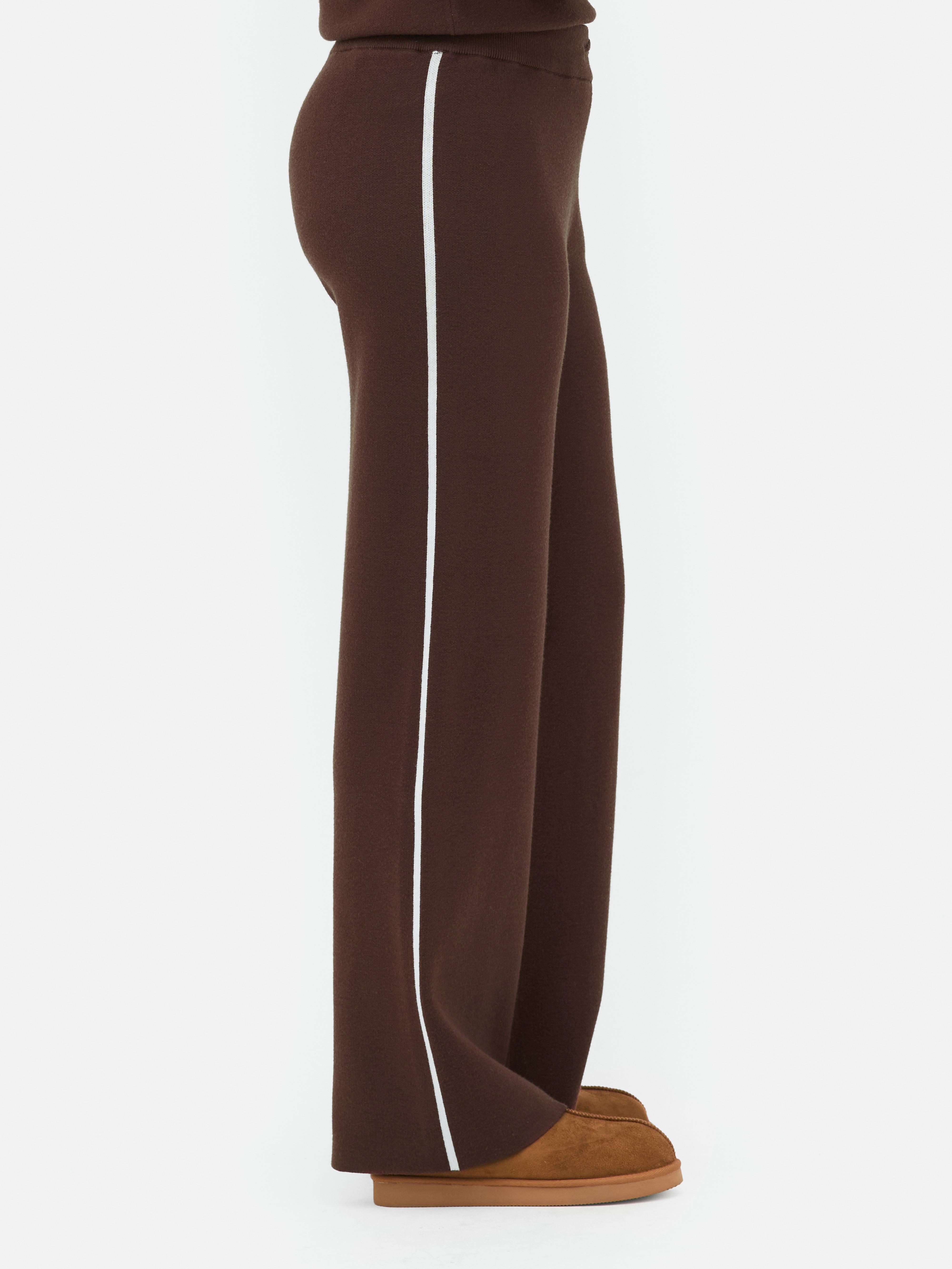 Knitted Stripe Joggers