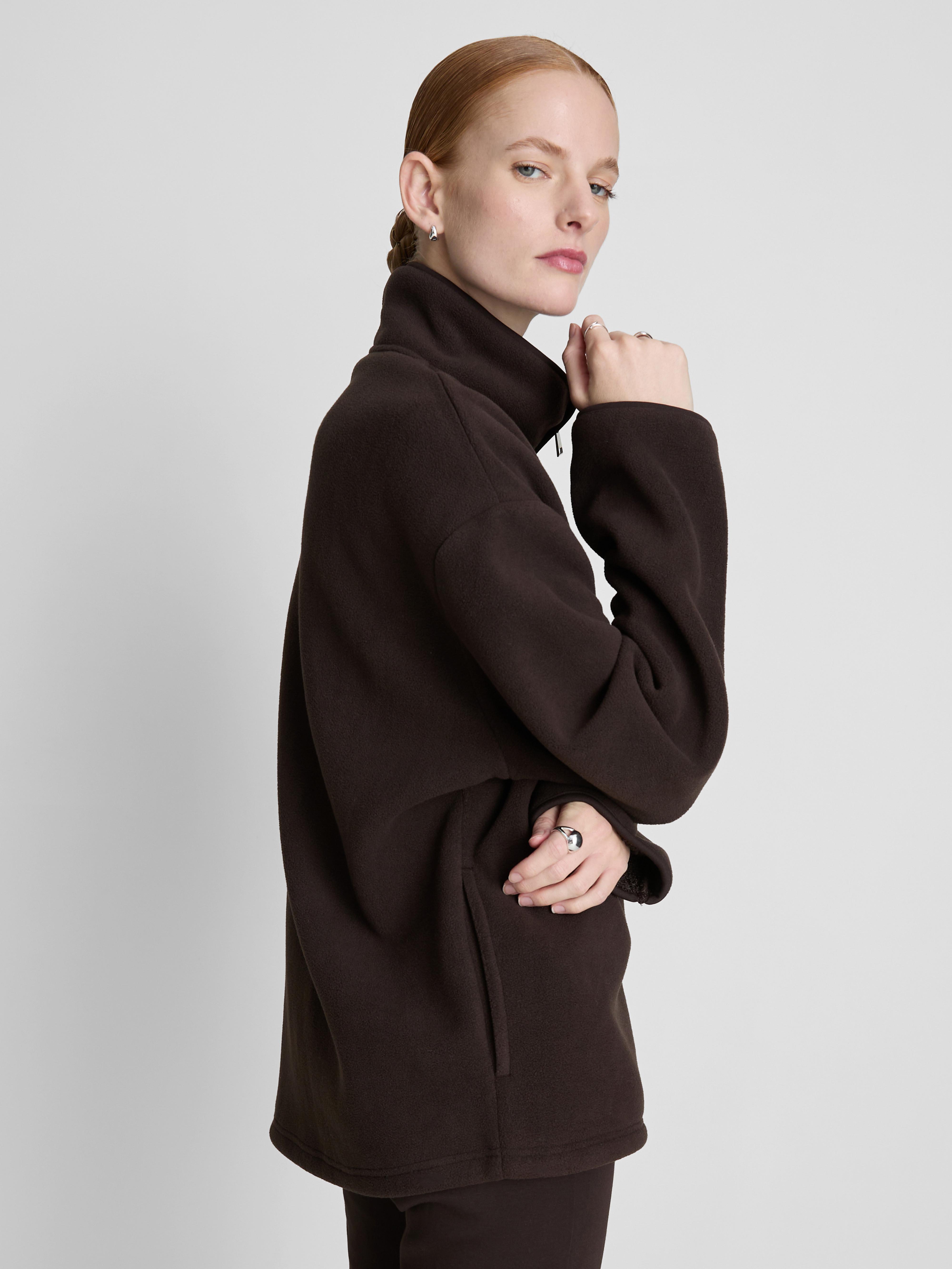 Paula Echevarría Fleece Lined Half Zip Jumper