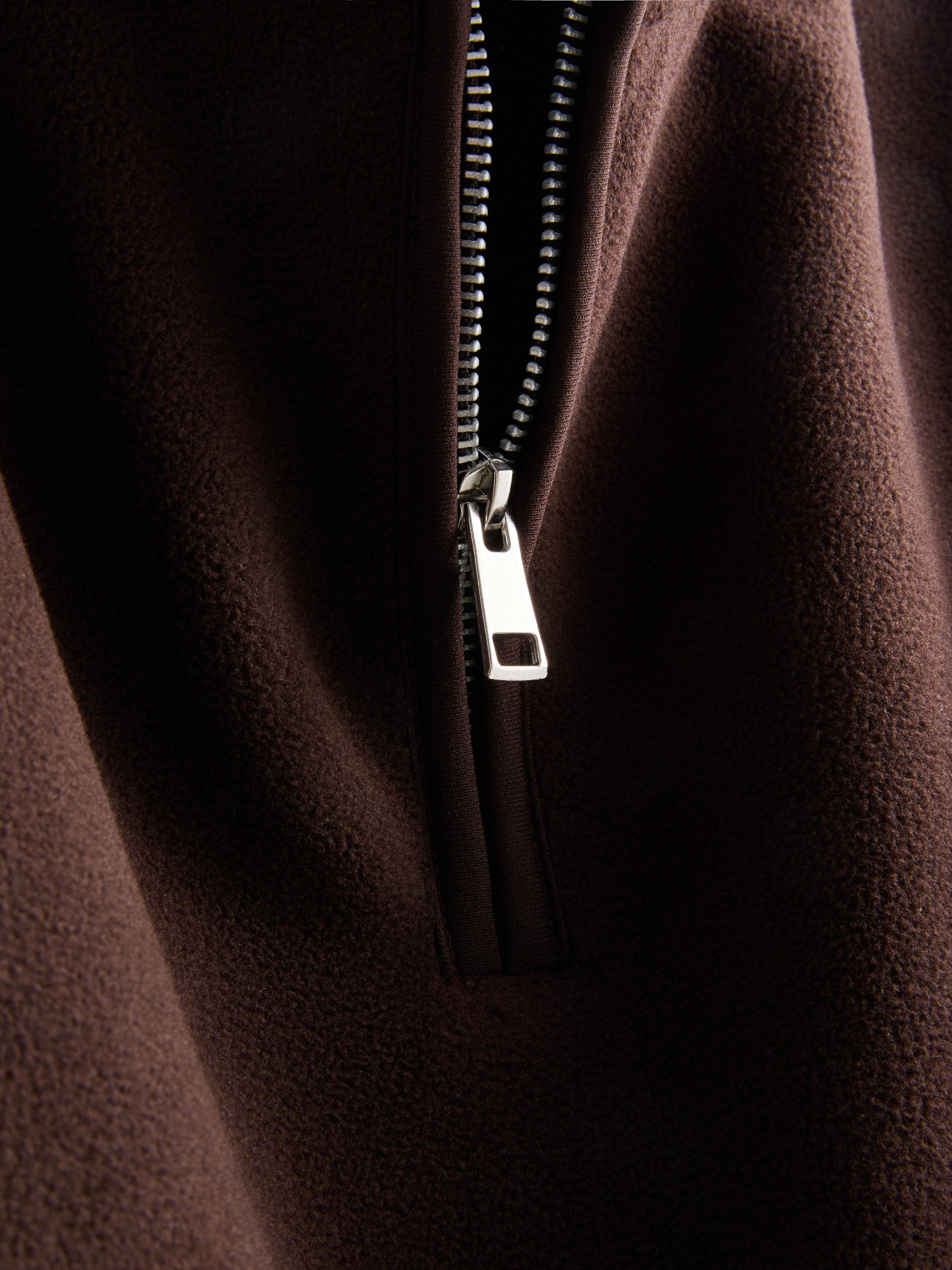 Paula Echevarría Fleece Lined Half Zip Jumper