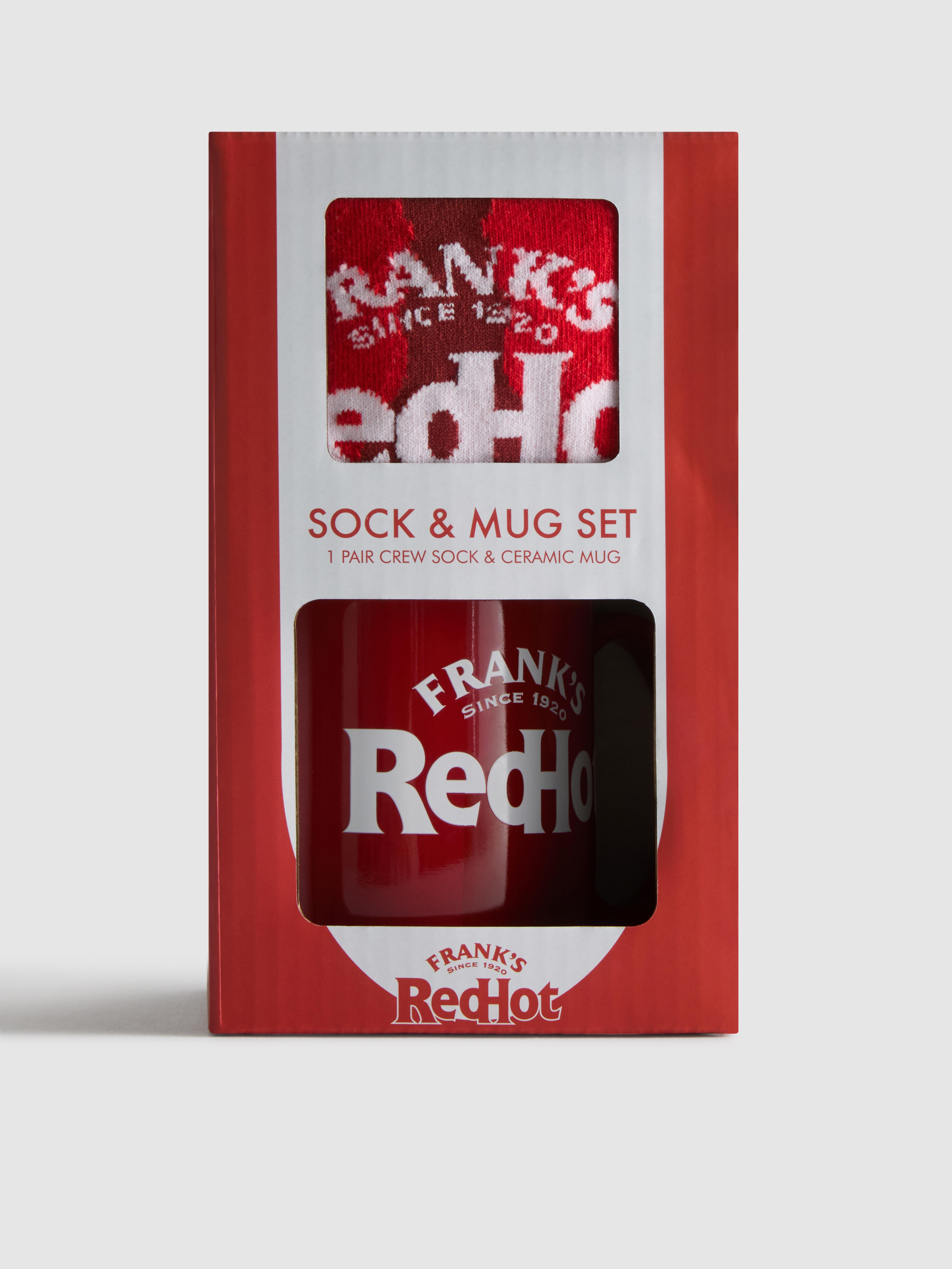 Franks Hot Sauce Socks And Mug Gift Set