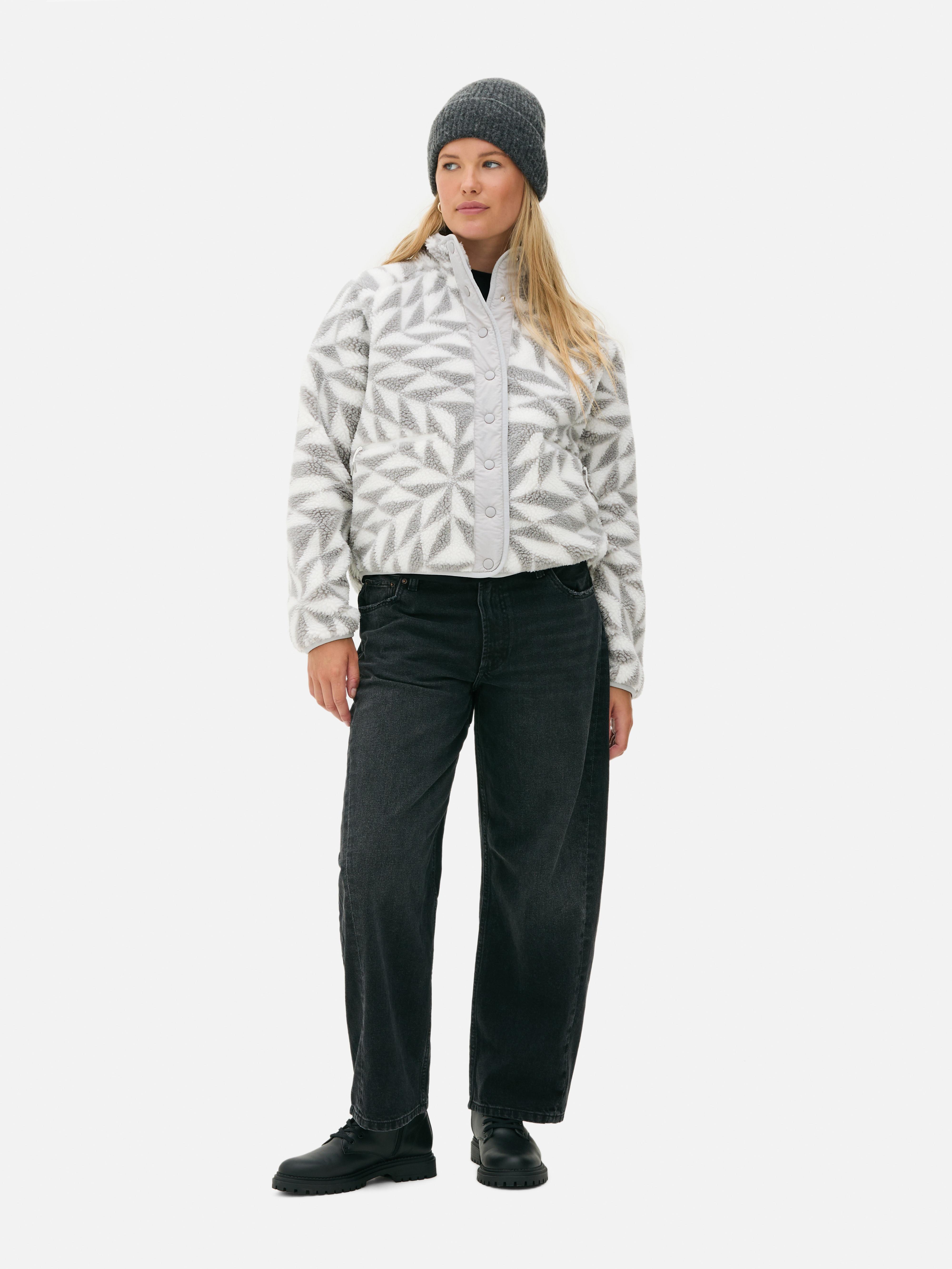 Printed Popper Borg Fleece