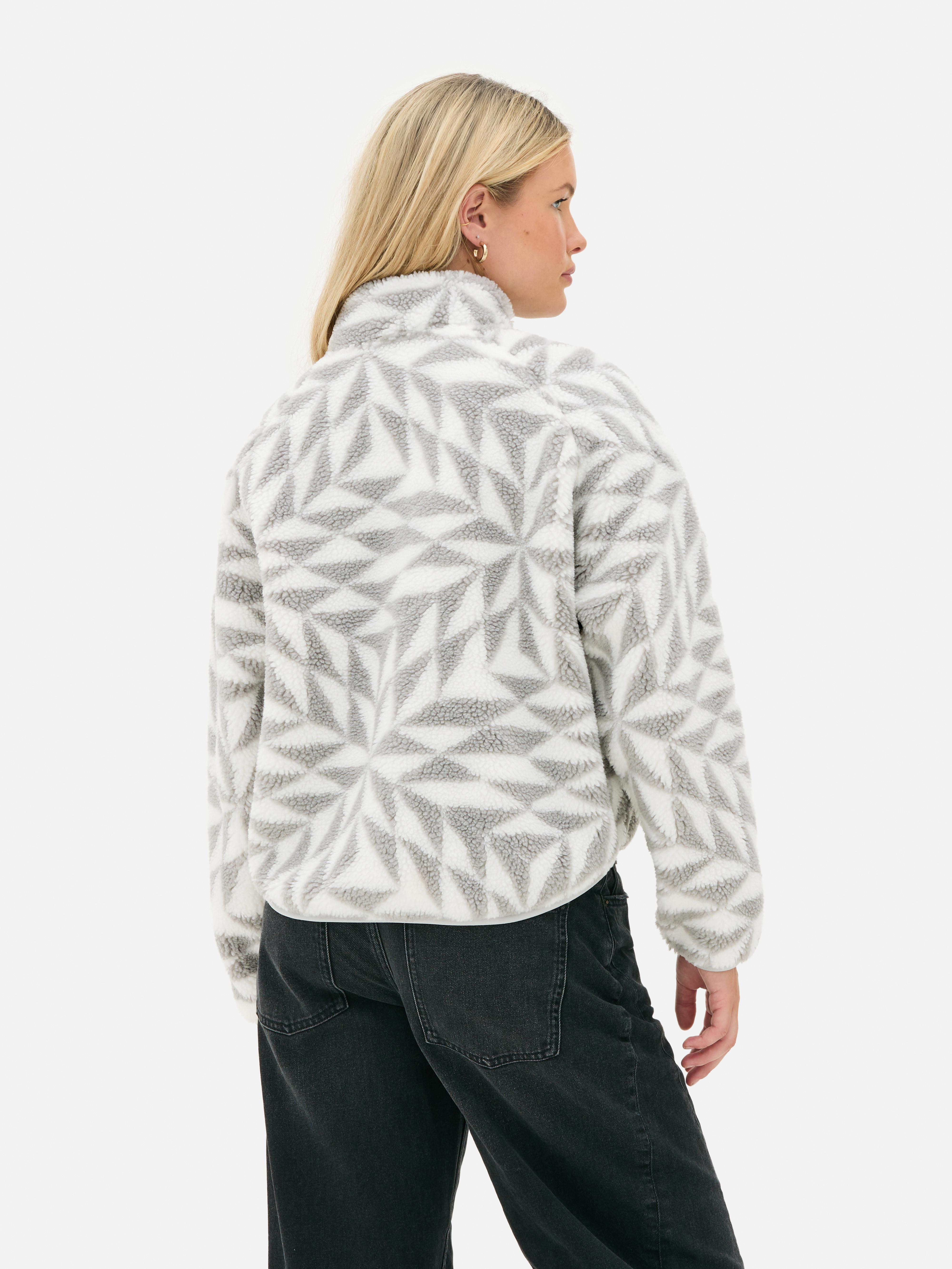 Printed Popper Borg Fleece