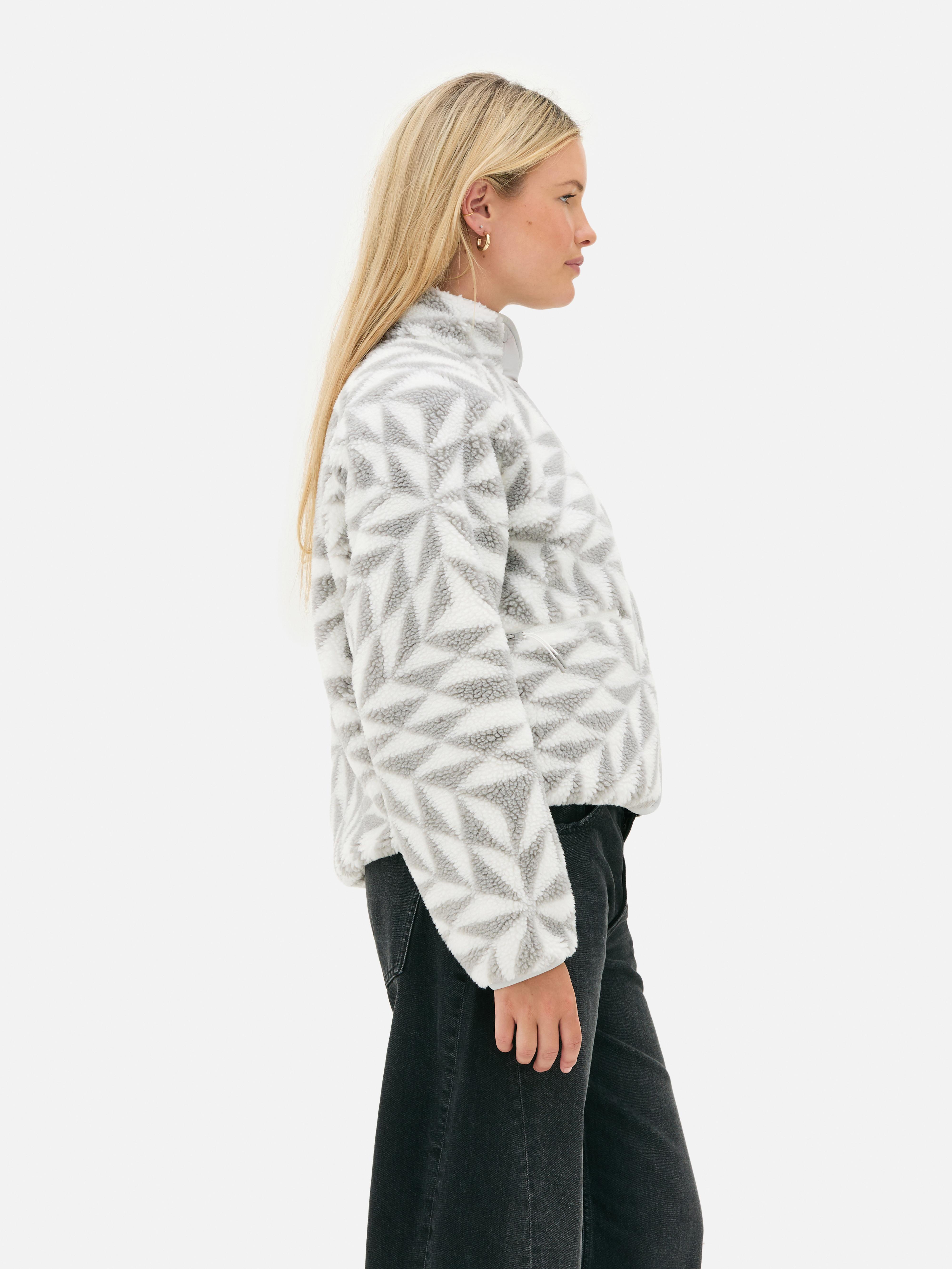 Printed Popper Borg Fleece