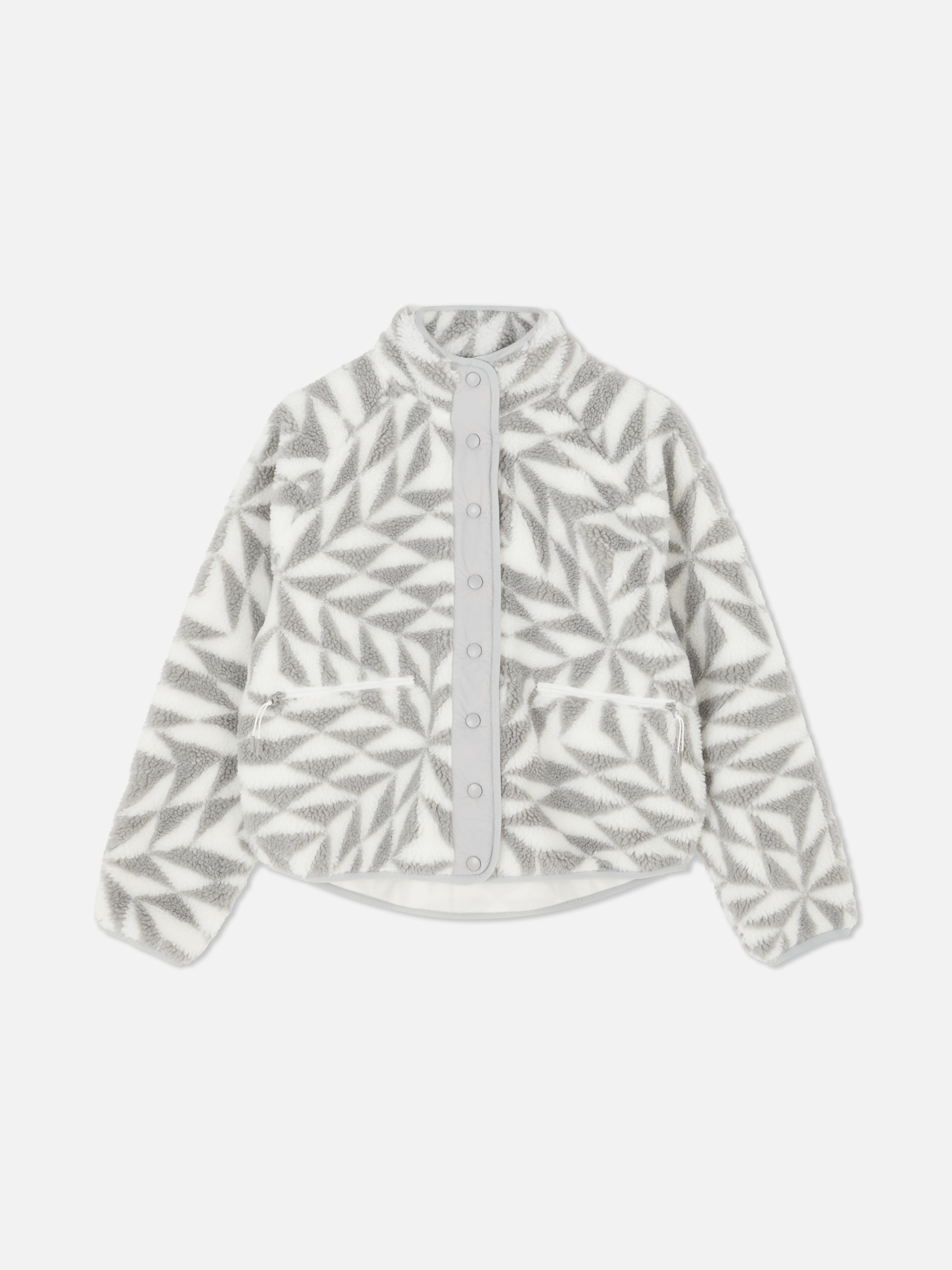 Printed Popper Borg Fleece